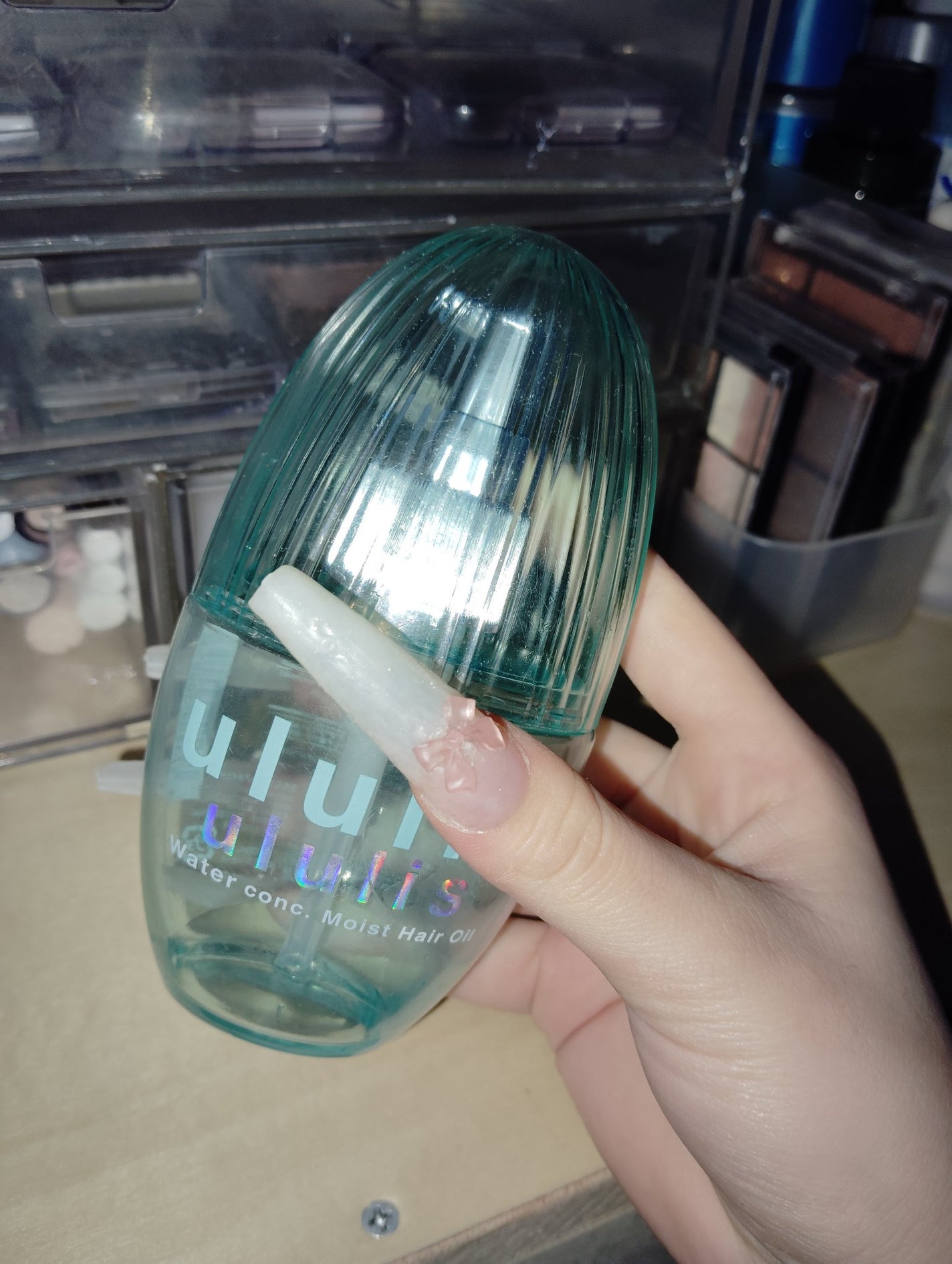 ウォーターコンク モイストヘアオイル/ululis/ヘアオイルを使ったクチコミ(1枚目)