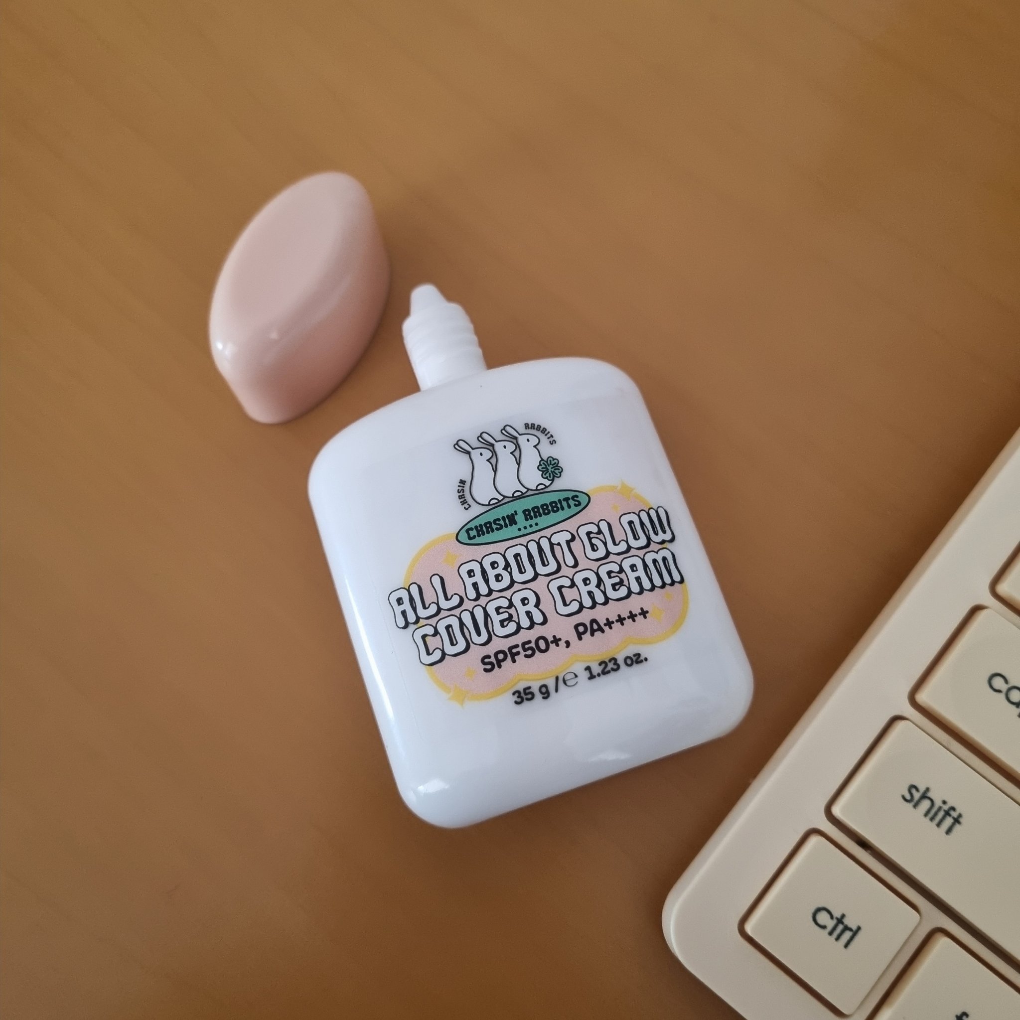 オールアバウトグロウカバークリーム/CHASIN'RABBITS/日焼け止めクリームを使ったクチコミ（1枚目）
