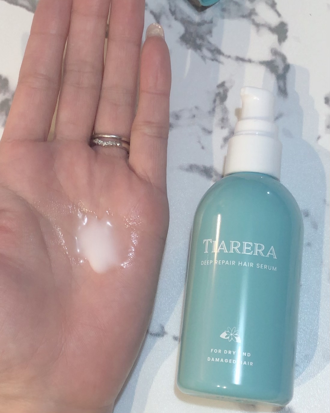 ディープリペアヘアセラム/TIARERA/ヘアオイルを使ったクチコミ（2枚目）