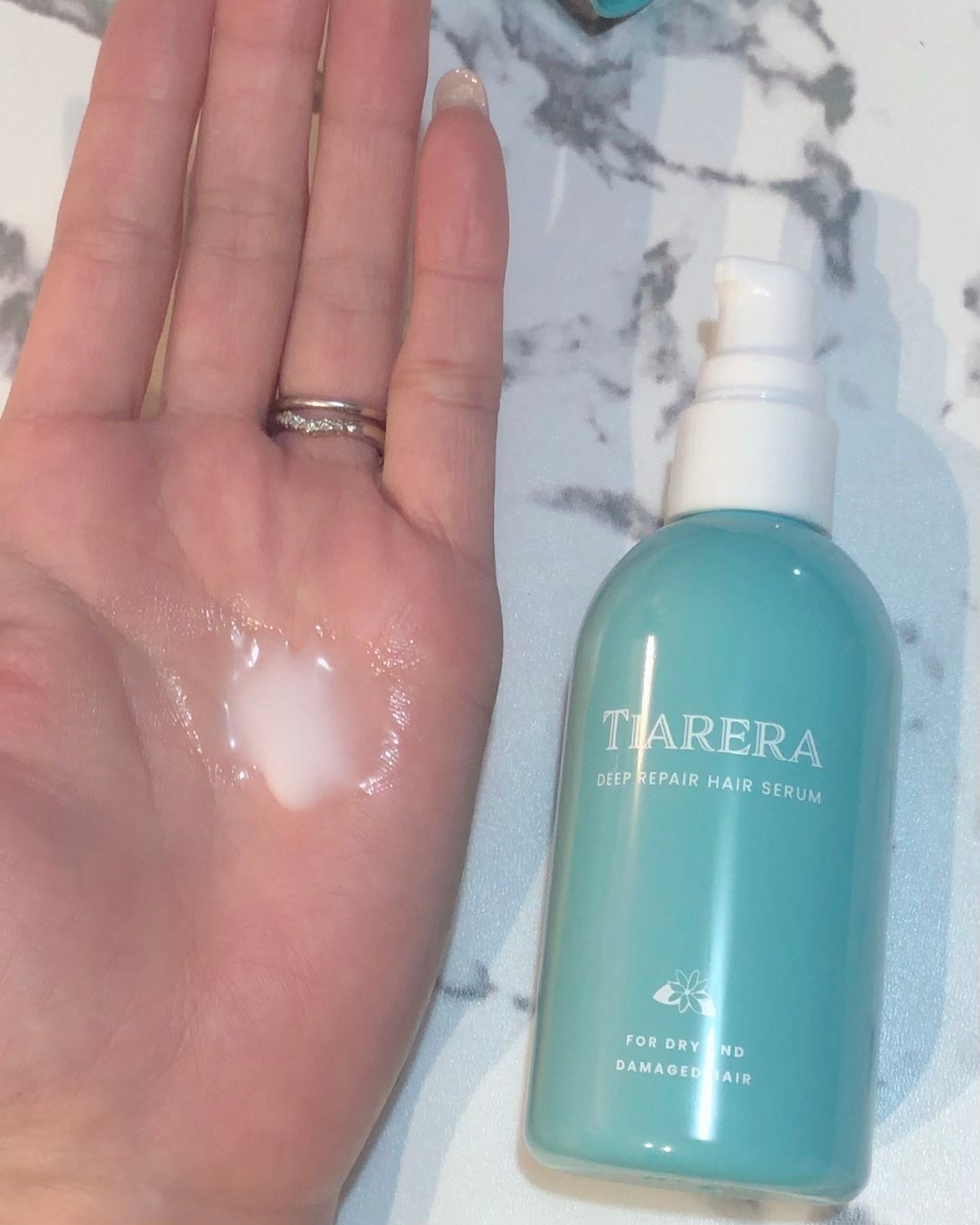 ディープリペアヘアセラム/TIARERA/ヘアオイルを使ったクチコミ(2枚目)