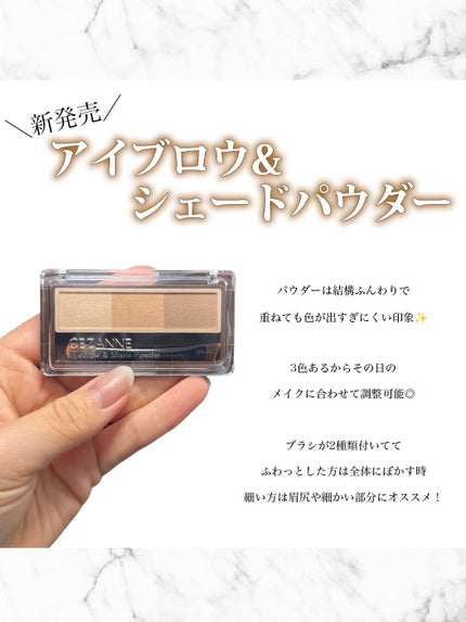 ノーズ&アイブロウパウダー/CEZANNE/パウダーアイブロウを使ったクチコミ(2枚目)