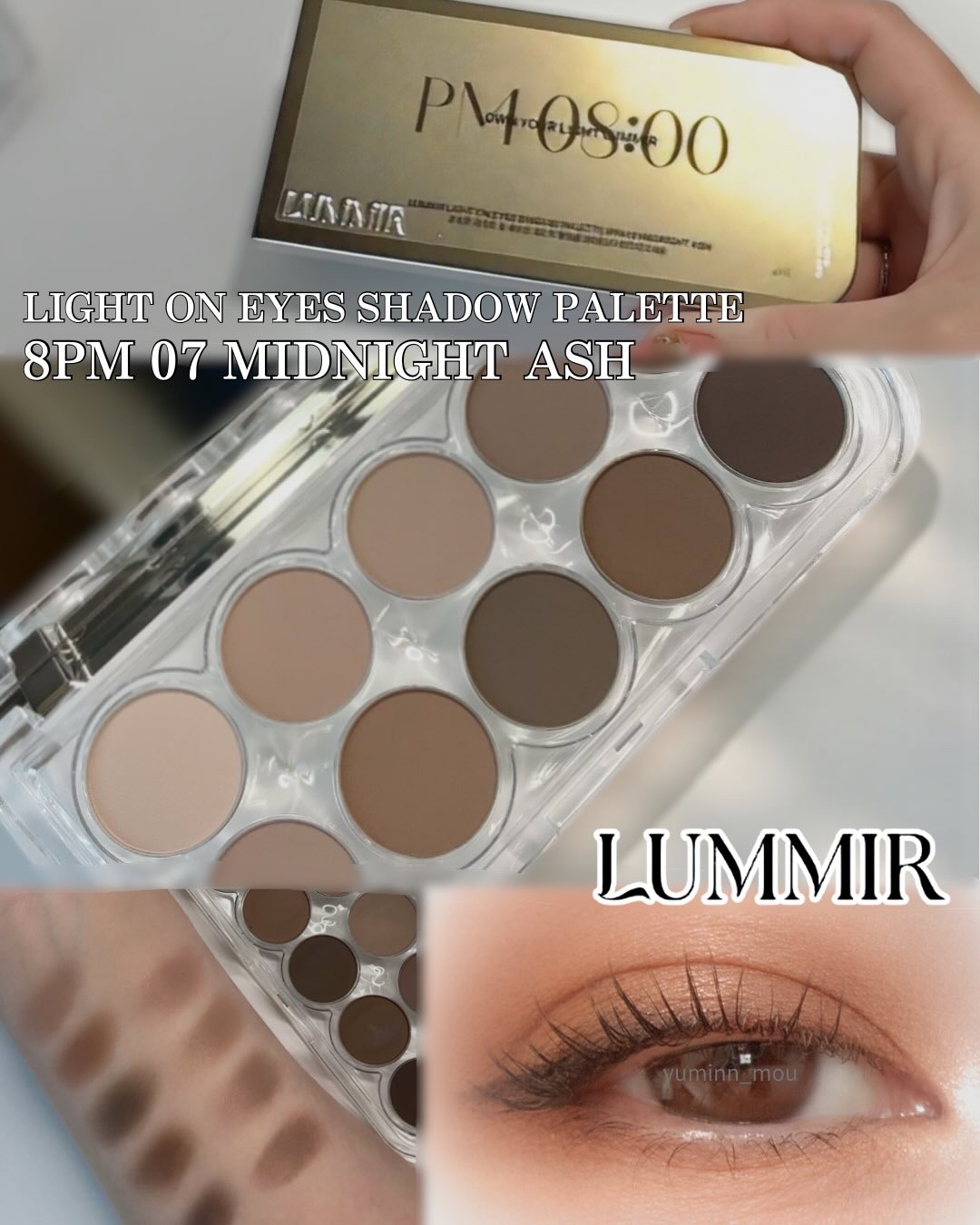 ライトオンアイズシャドウパレット/ルミル/アイシャドウパレットを使ったクチコミ（1枚目）