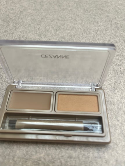 アイブロウワックス&パウダー W1 ライトブラウン/CEZANNE/アイブロウの画像