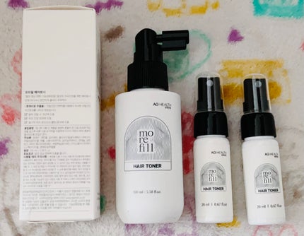 モリフィール ヘアトナーのクチコミ「ヘアトナーって初めて聞きました。
髪にボリュームを出すために使うものなのですね。
普通にスプレ.....」(3枚目)