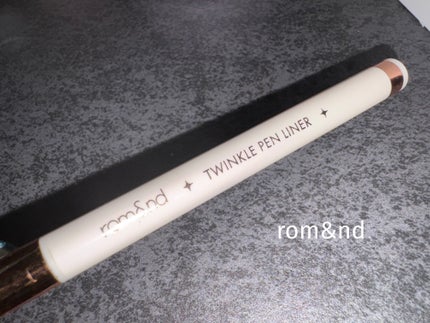 トゥインクルペンライナー/rom&nd/リキッドアイライナーを使ったクチコミ(1枚目)
