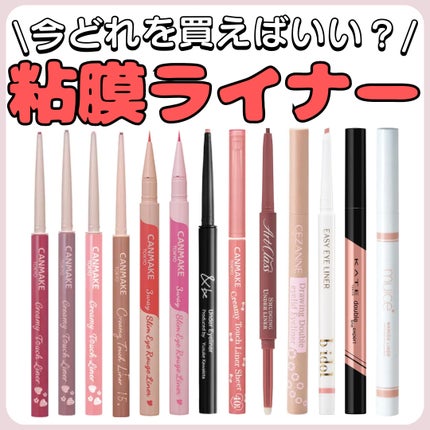 クリーミータッチライナー/キャンメイク/ジェルアイライナーを使ったクチコミ(1枚目)