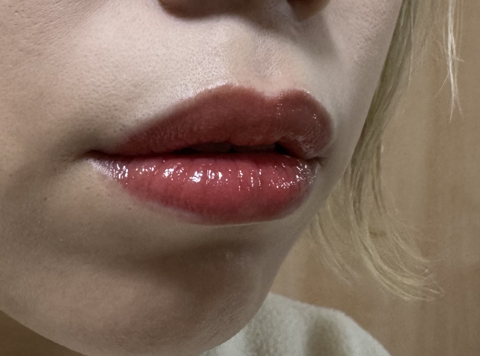 グロウティント 01 チャイ/BBIA/口紅を使ったクチコミ（3枚目）