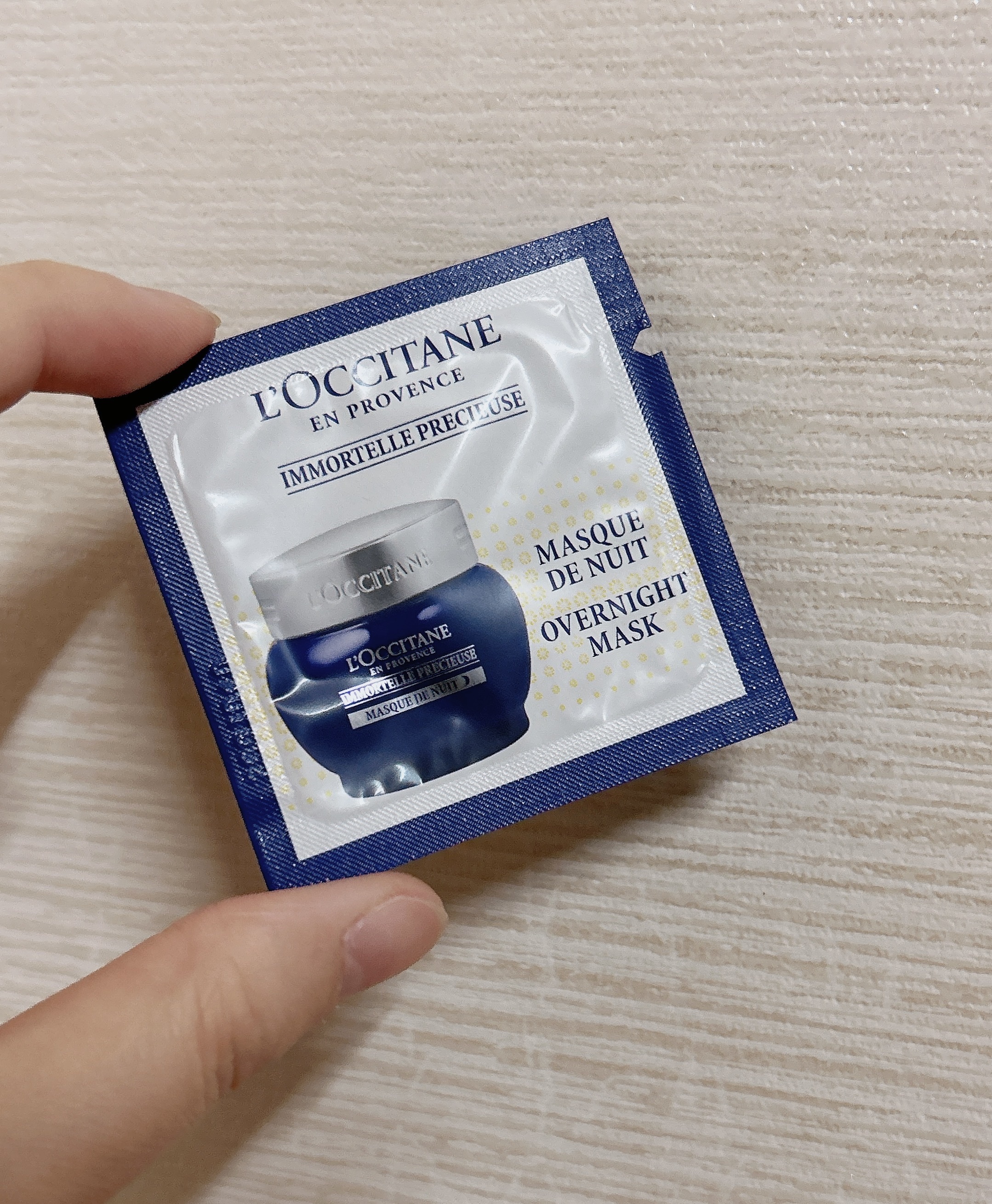 イモーテル プレシューズナイトクリームマスク/L'OCCITANE/フェイスクリームを使ったクチコミ（1枚目）