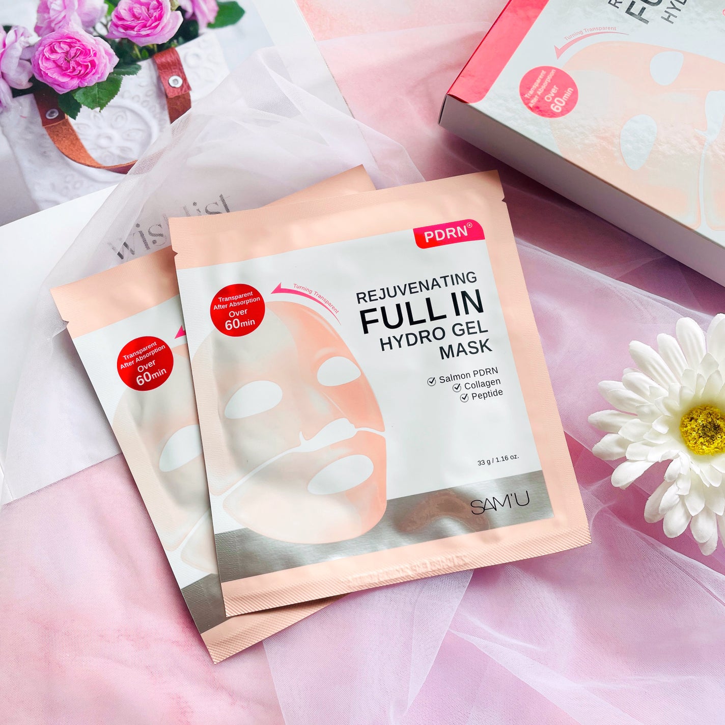 PDRNリジュべネティングフルインハイドロゲルマスク/SAM'U/シートマスク・パックを使ったクチコミ(1枚目)