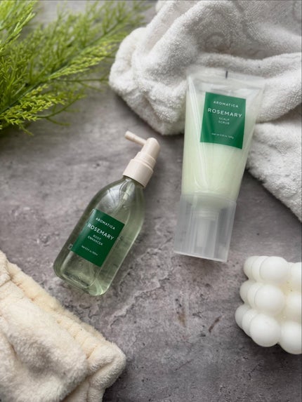 ローズマリー スカルプ スクラブ/AROMATICA/ヘッドスクラブを使ったクチコミ(4枚目)