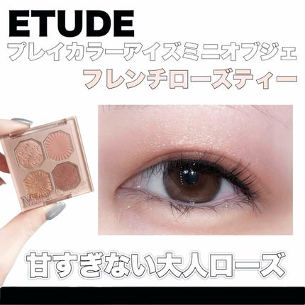 プレイカラーアイズ ミニオブジェ/ETUDE/アイシャドウパレットを使ったクチコミ(1枚目)