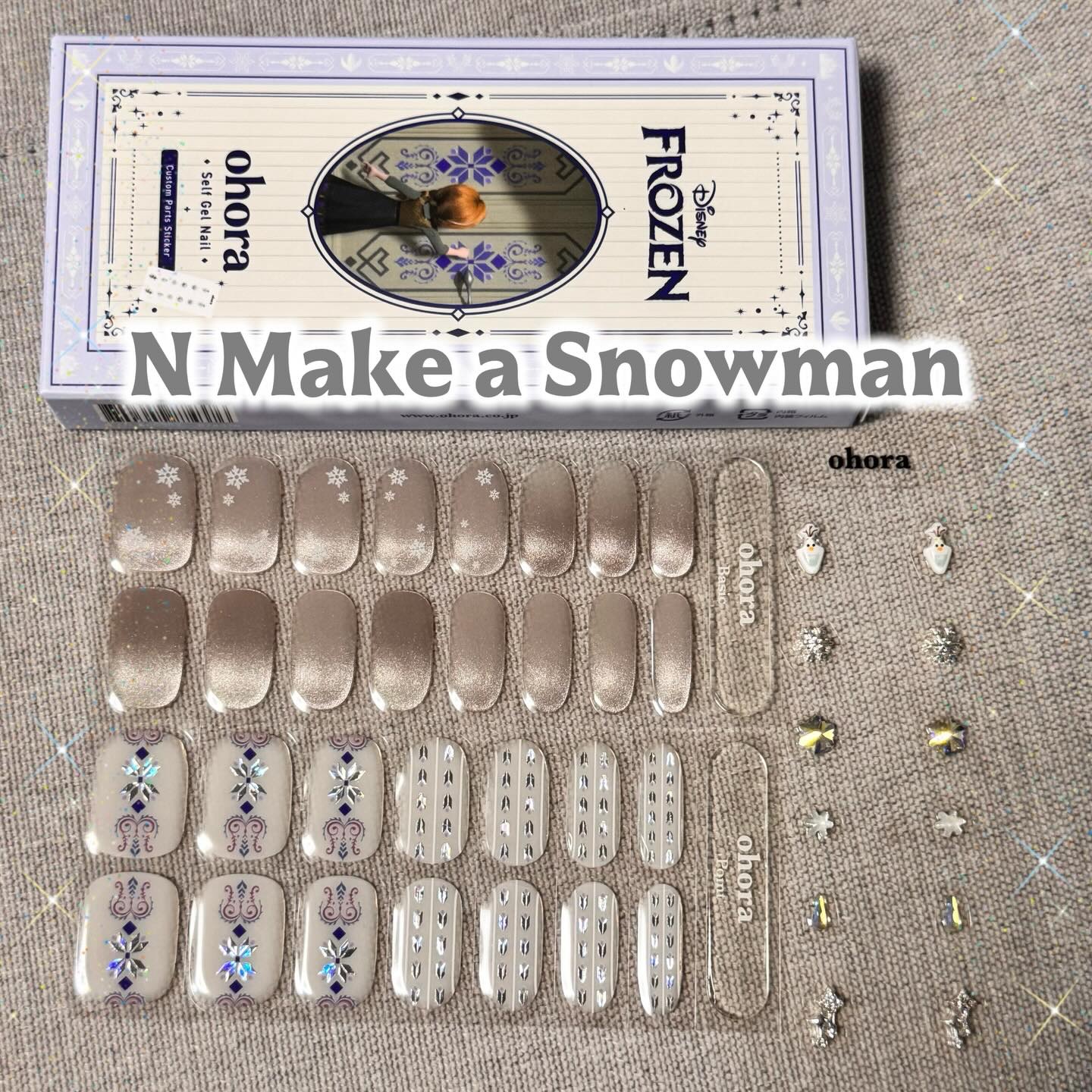 セミキュアジェルネイル（ハンド）/ohora/ネイルシールを使ったクチコミ（3枚目）