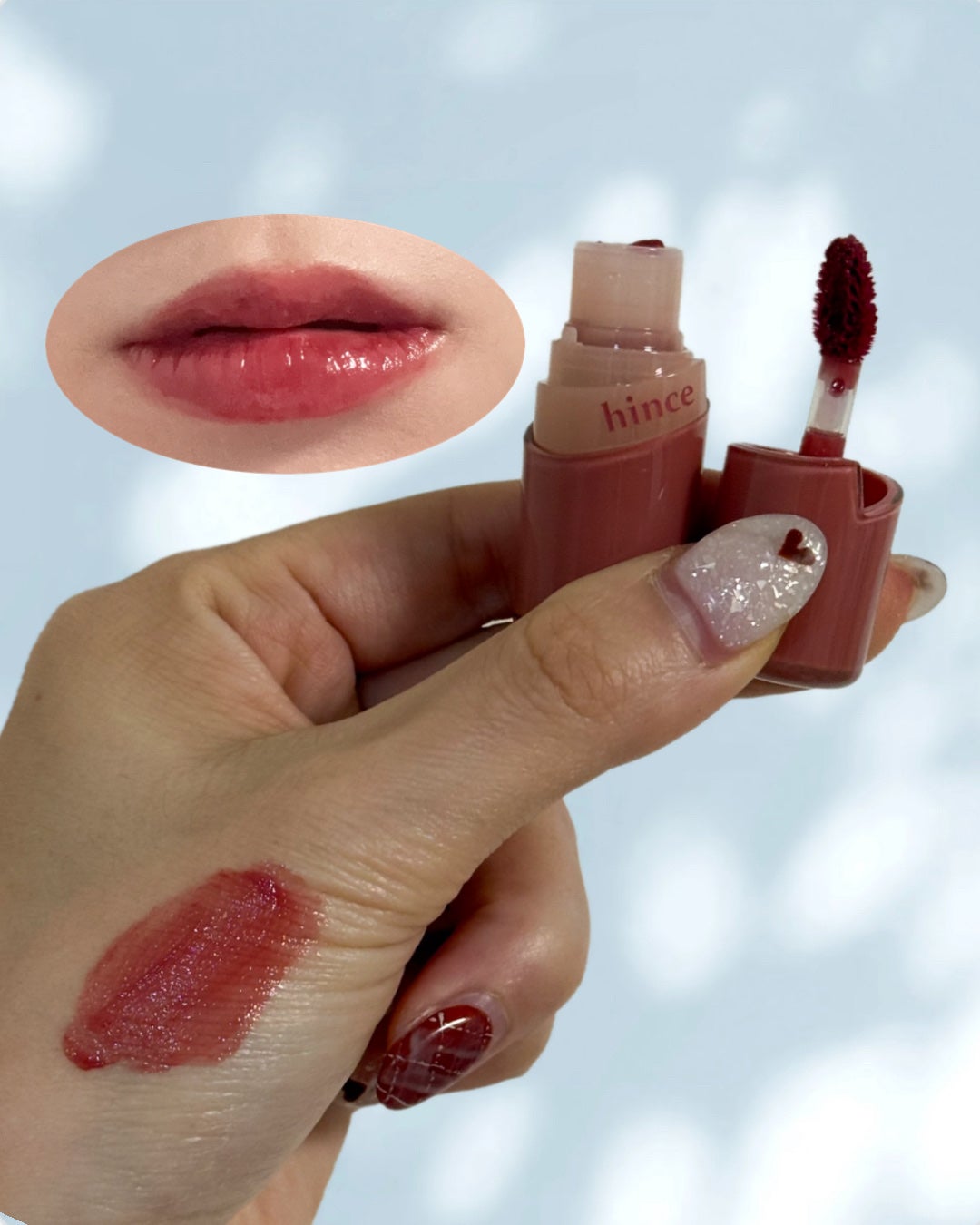 ロウグロウジェルティント/hince/リップティントを使ったクチコミ(2枚目)