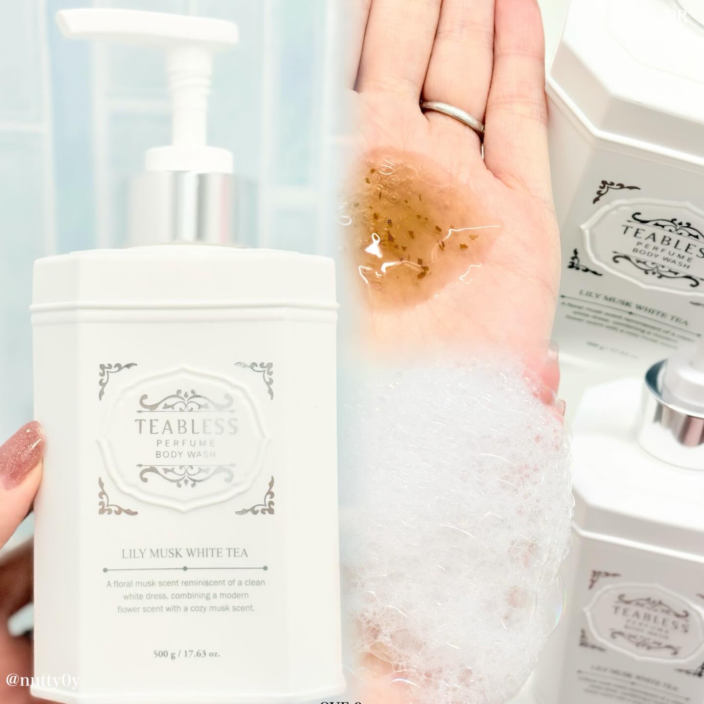 パフュームボディウォッシュ リリームスクホワイトティー/TEABLESS/ボディソープを使ったクチコミ（2枚目）