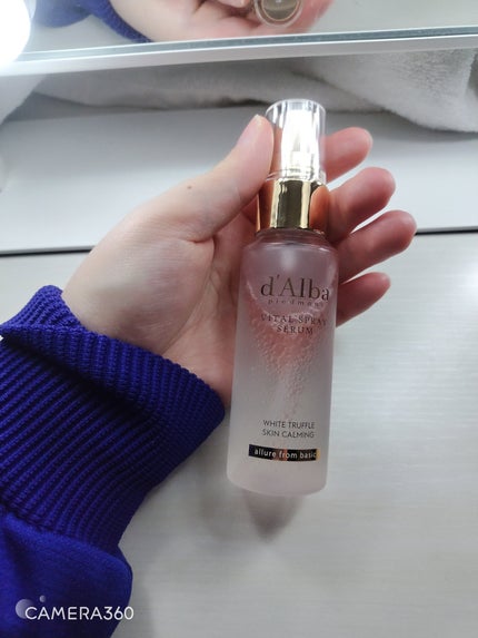 ダルバ ホワイトトリュフファーストスプレーセラム/ダルバ/ミスト状化粧水を使ったクチコミ(5枚目)