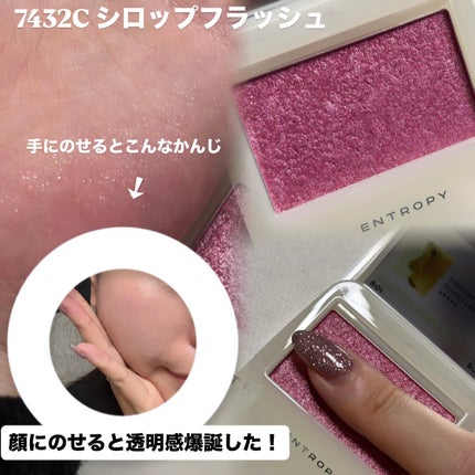 スライドアップドウチーク/ENTROPY/ジェル・クリームチークを使ったクチコミ(4枚目)