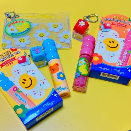 Colorgram タンフルグラスティントのクチコミ「colorgram × wiggle wiggleが届いた🧡!
20 チョコバナ と1009.....」(1枚目)