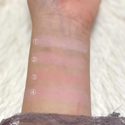 ミックスマッチチークパレット/be aube/パウダーチークを使ったクチコミ(3枚目)