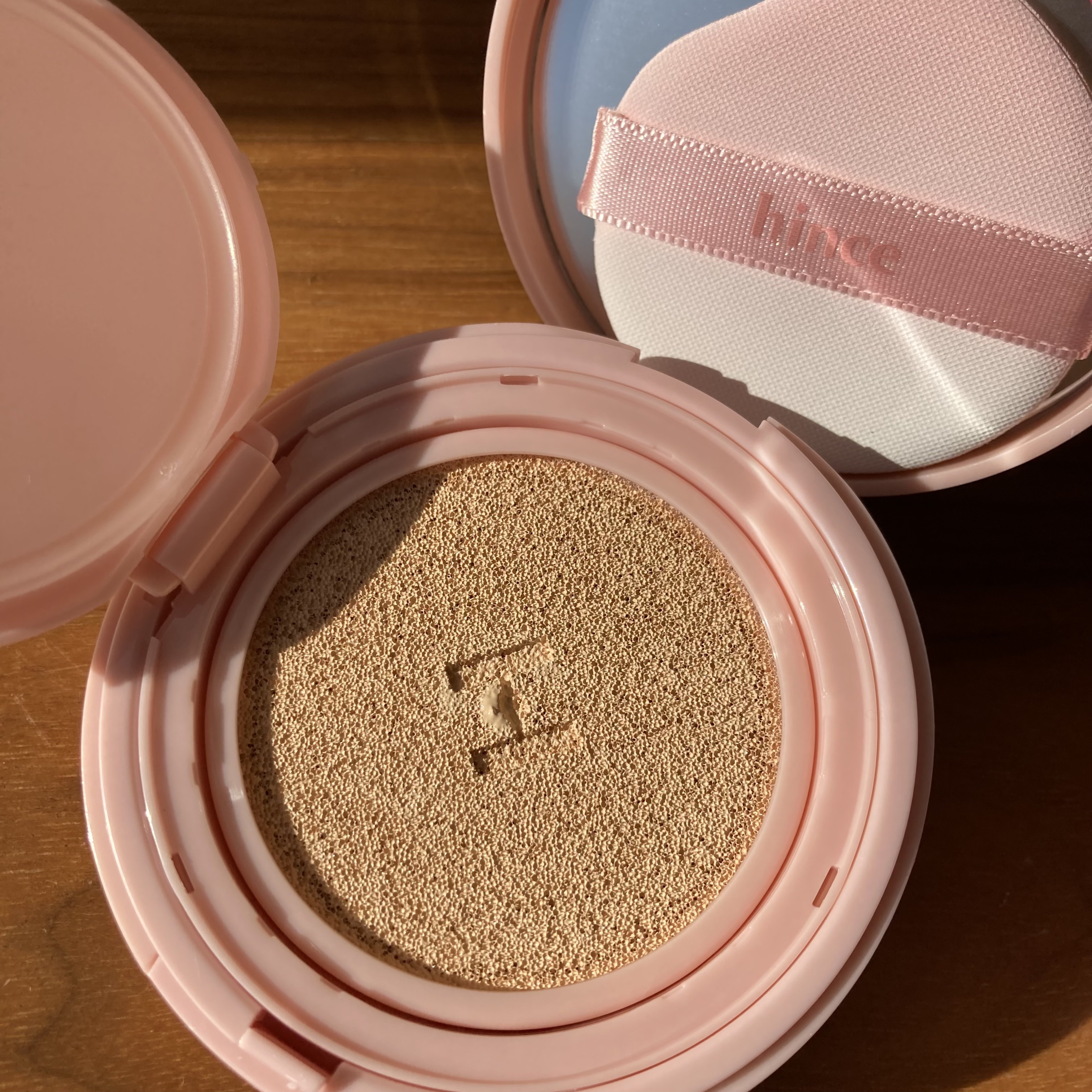 カバーマスターピンククッション/hince/クッションファンデーションを使ったクチコミ（1枚目）