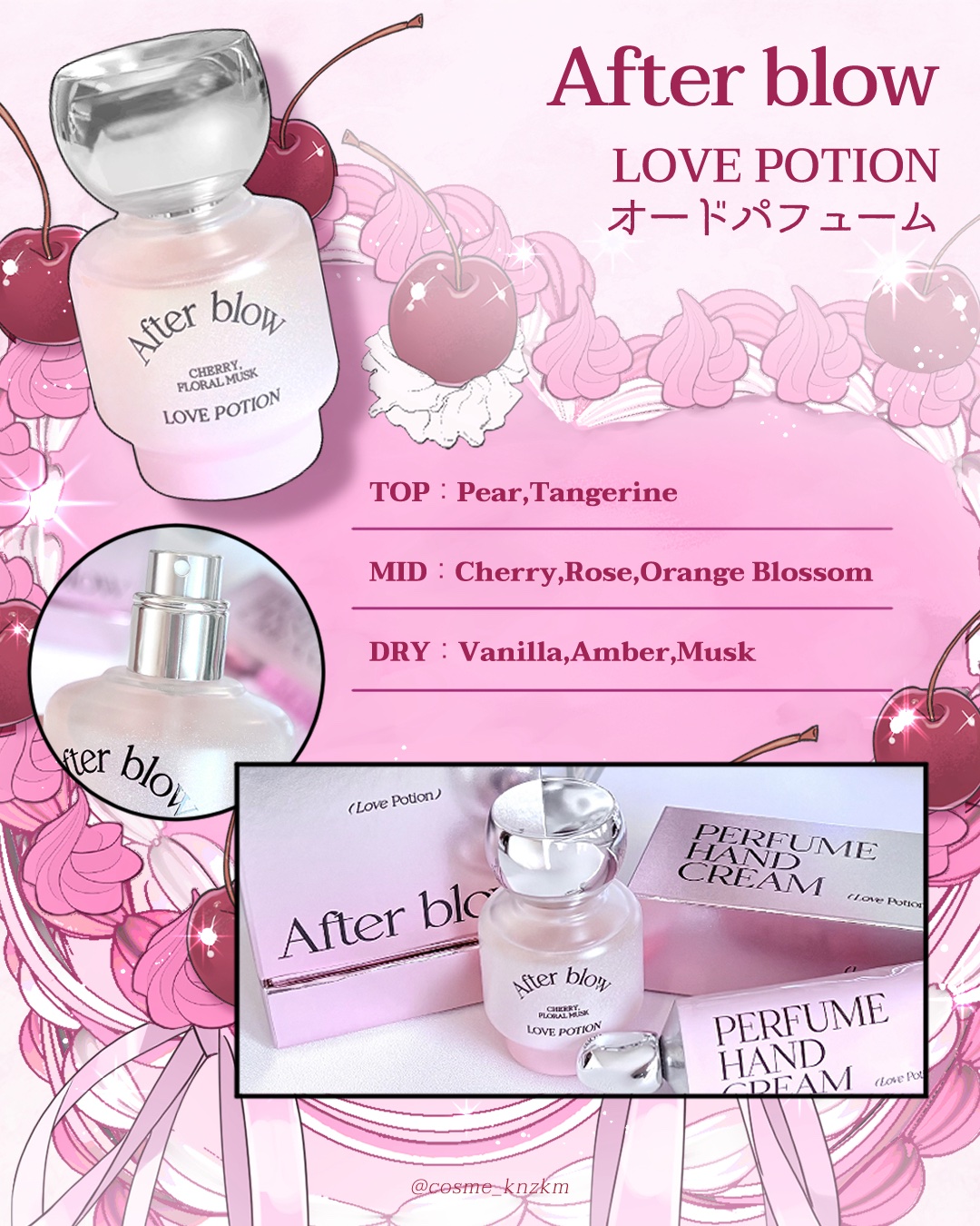  パフューム ハンドクリーム/After blow/ハンドクリームを使ったクチコミ（2枚目）