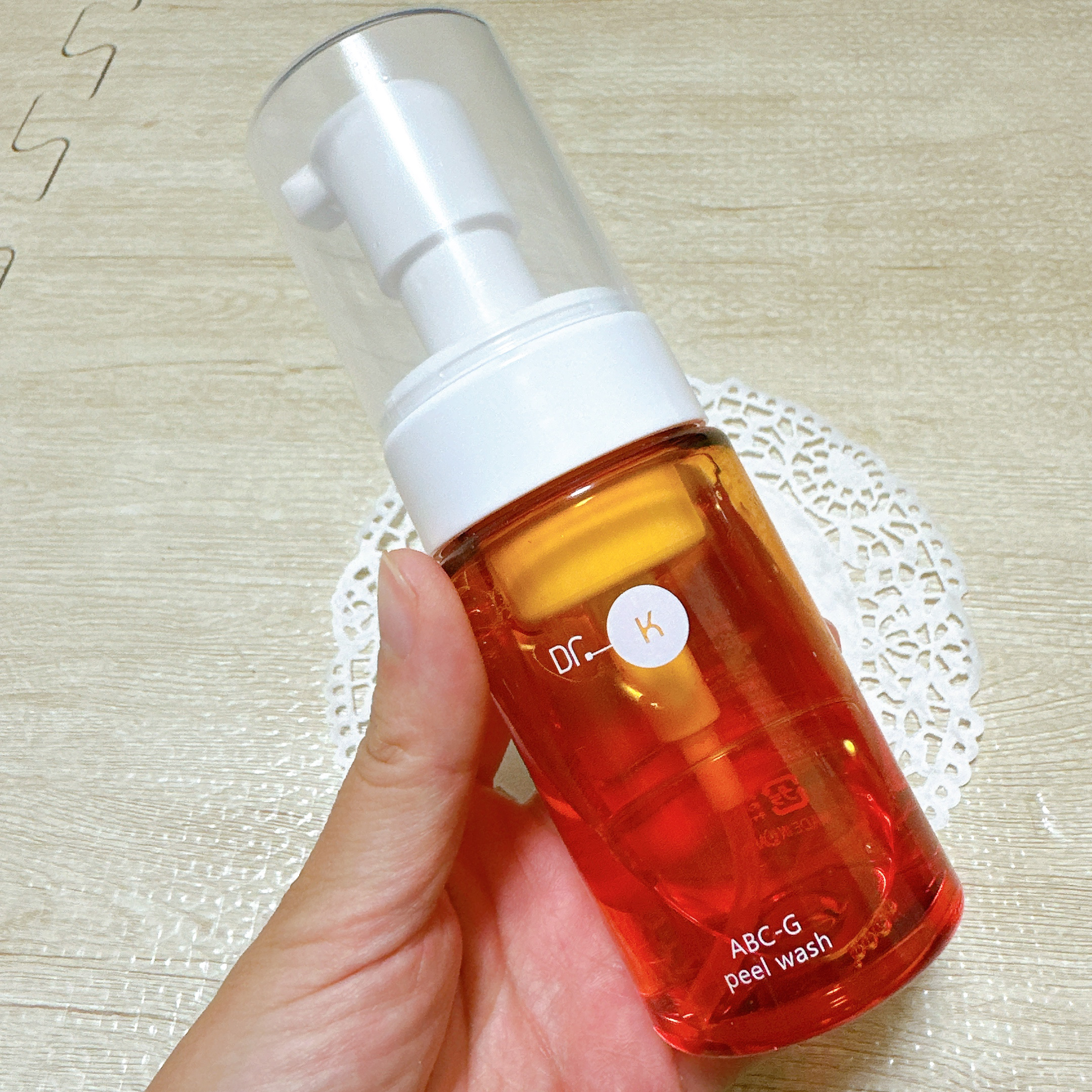 ABC-Gピールウォッシュ 100mL/ドクターケイ/泡洗顔を使ったクチコミ（2枚目）