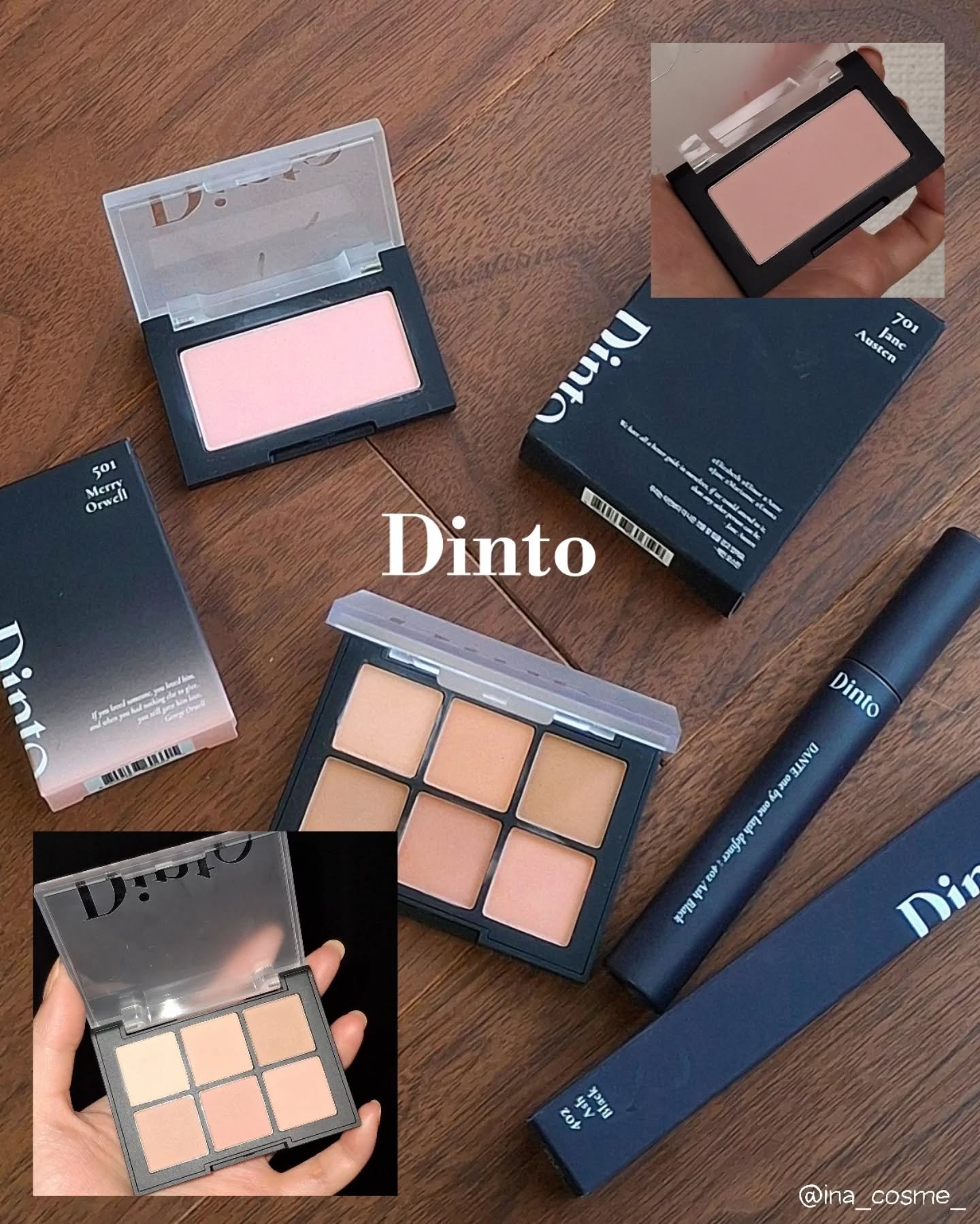 ブラーフィニシュシャドウパレット 701 ジェーンオースティン/Dinto/アイシャドウパレットを使ったクチコミ（2枚目）