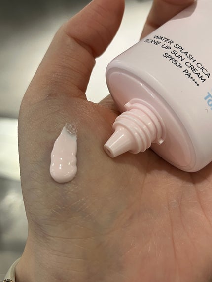 ウォータースプラッシュシカトーンアップクリーム/espoir/化粧下地を使ったクチコミ(6枚目)