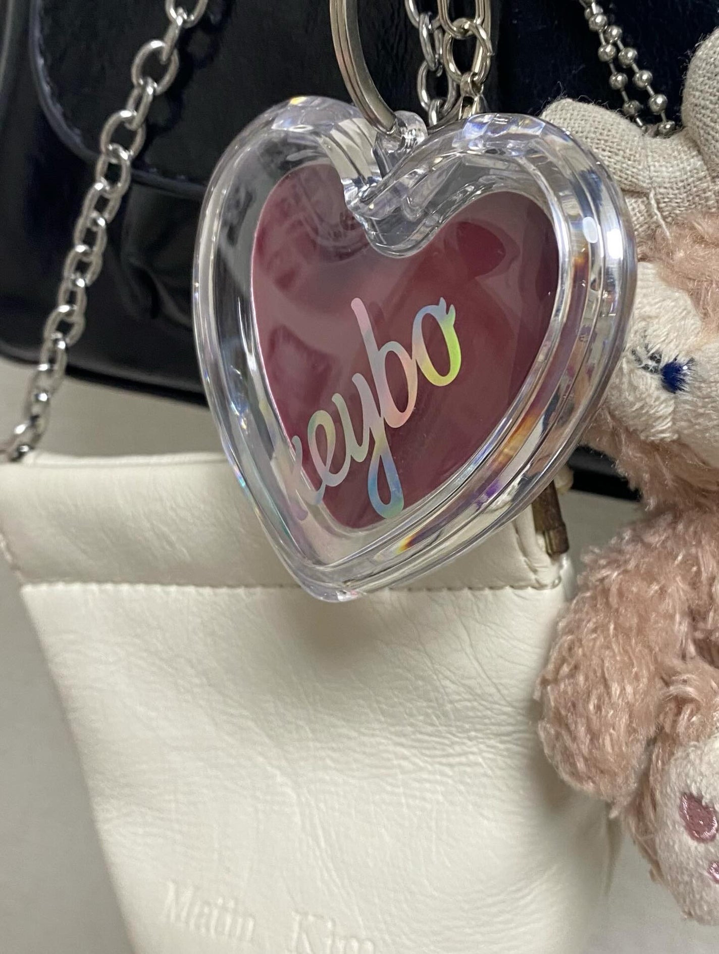 ハートキーリング リップ&チーク/keybo/口紅を使ったクチコミ(4枚目)