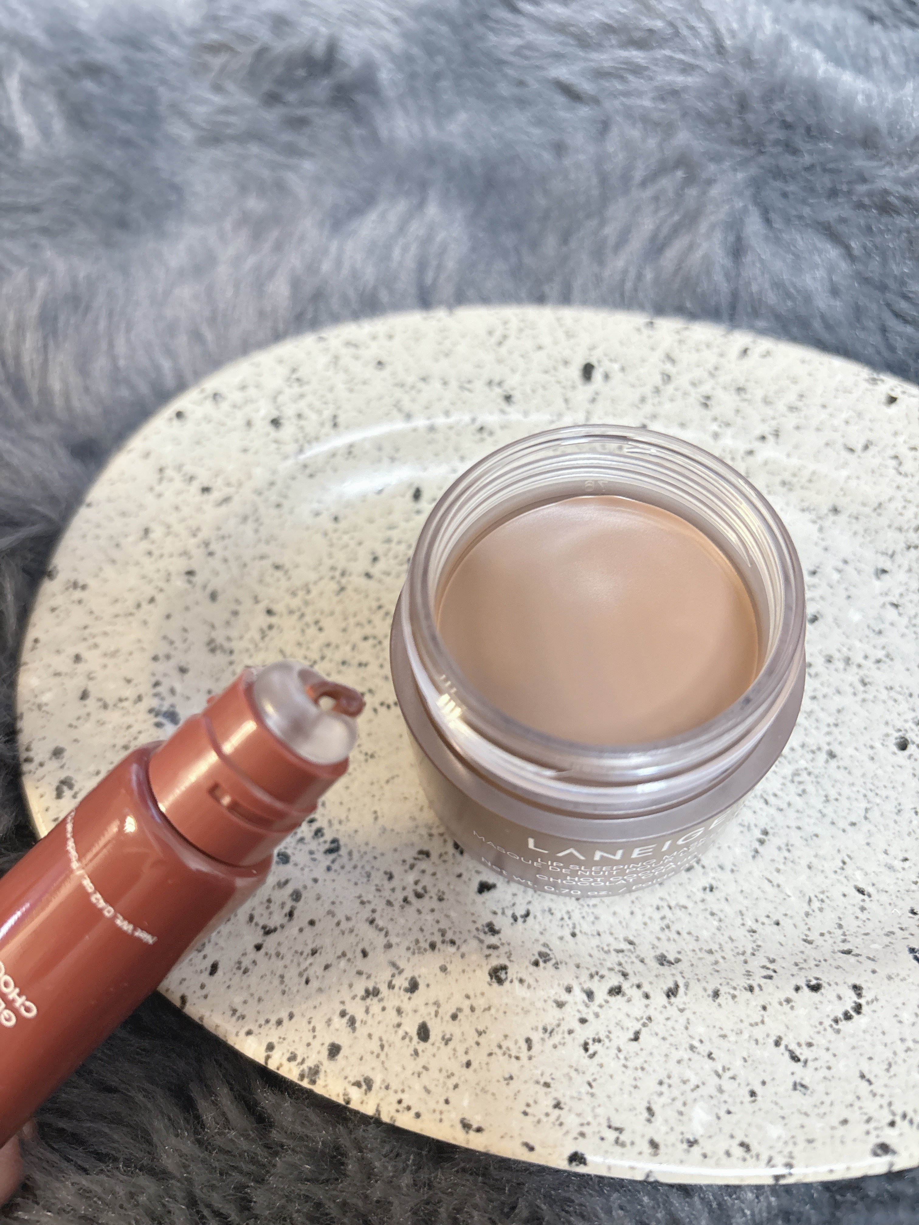 リップスリーピングマスク ホットココア/LANEIGE/リップバームを使ったクチコミ（3枚目）