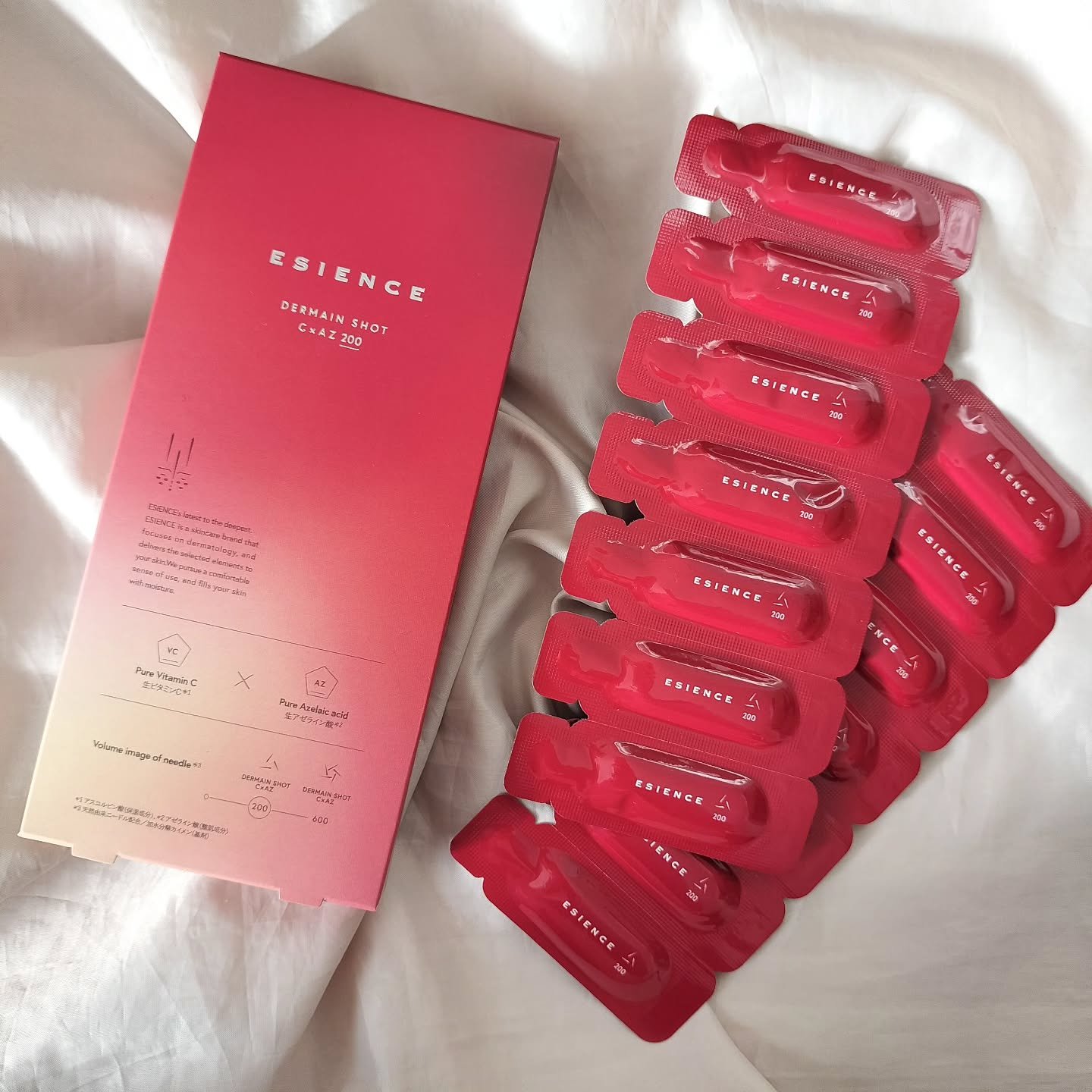 C×AZ ダーマインショット200/ESIENCE/美容液を使ったクチコミ（1枚目）