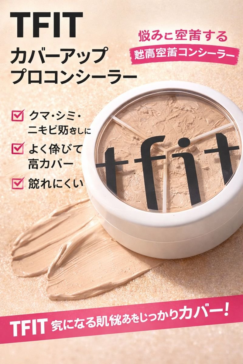 カバーアッププロコンシーラー/TFIT/パレットコンシーラーを使ったクチコミ（1枚目）