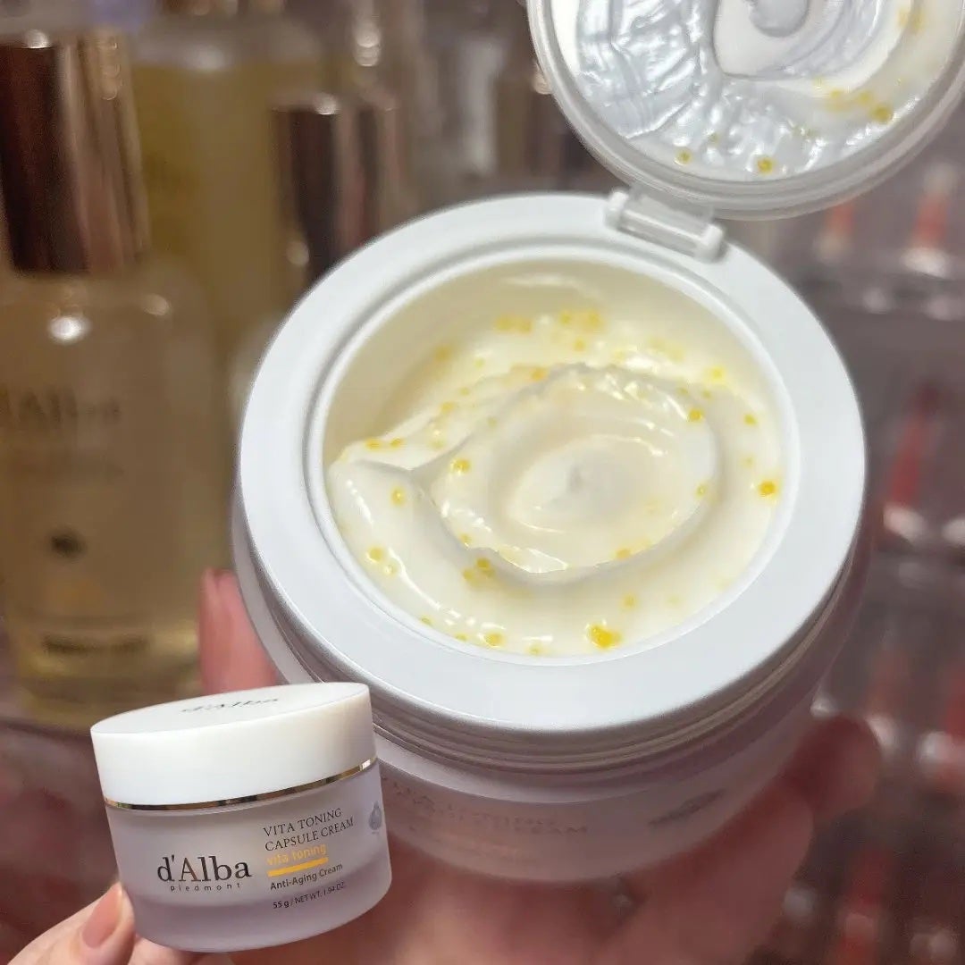 ビタトーニングカプセルクリーム/ダルバ/フェイスクリームを使ったクチコミ(1枚目)