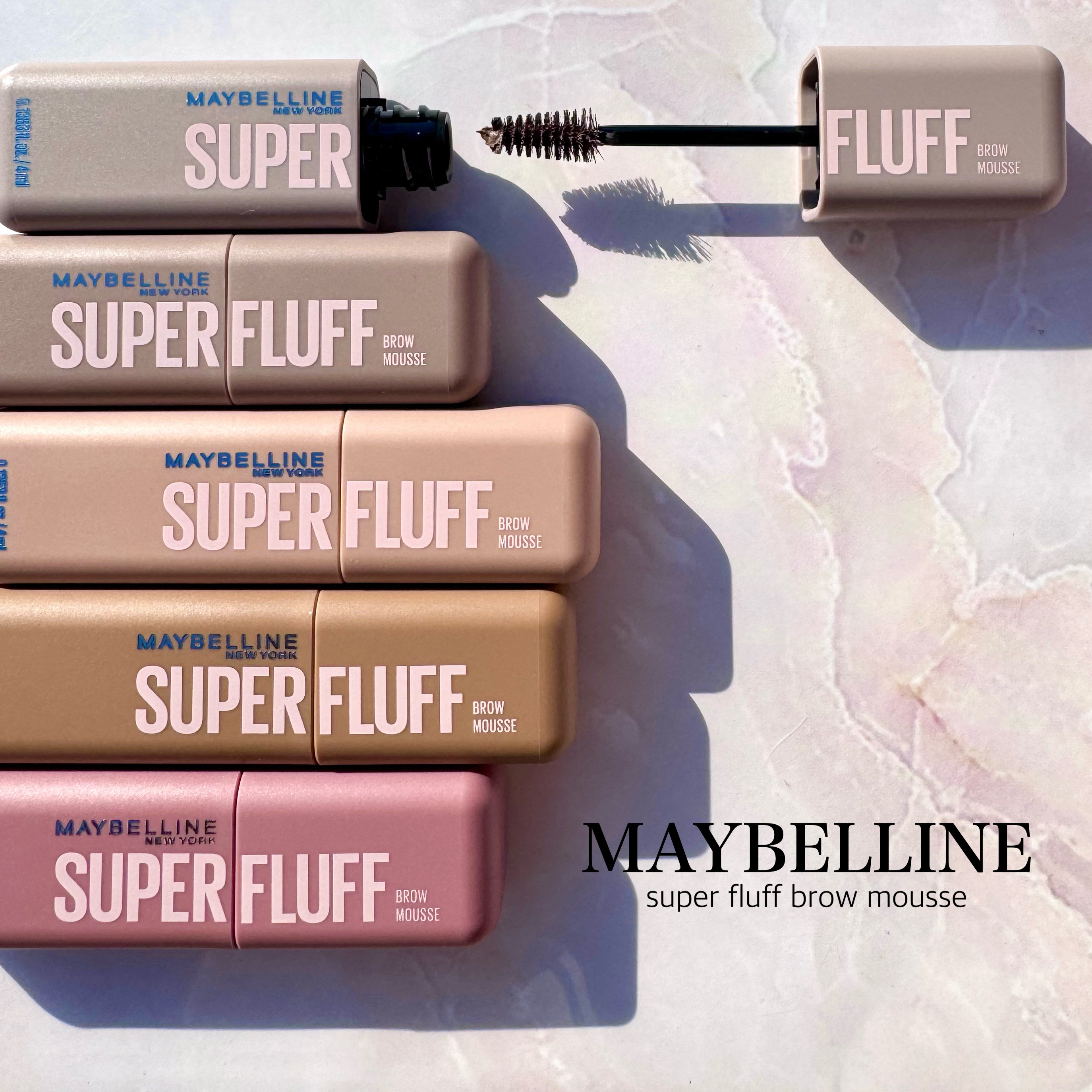 ＳＰ フラッフ ブロウ ムース/MAYBELLINE NEW YORK/眉マスカラを使ったクチコミ（2枚目）