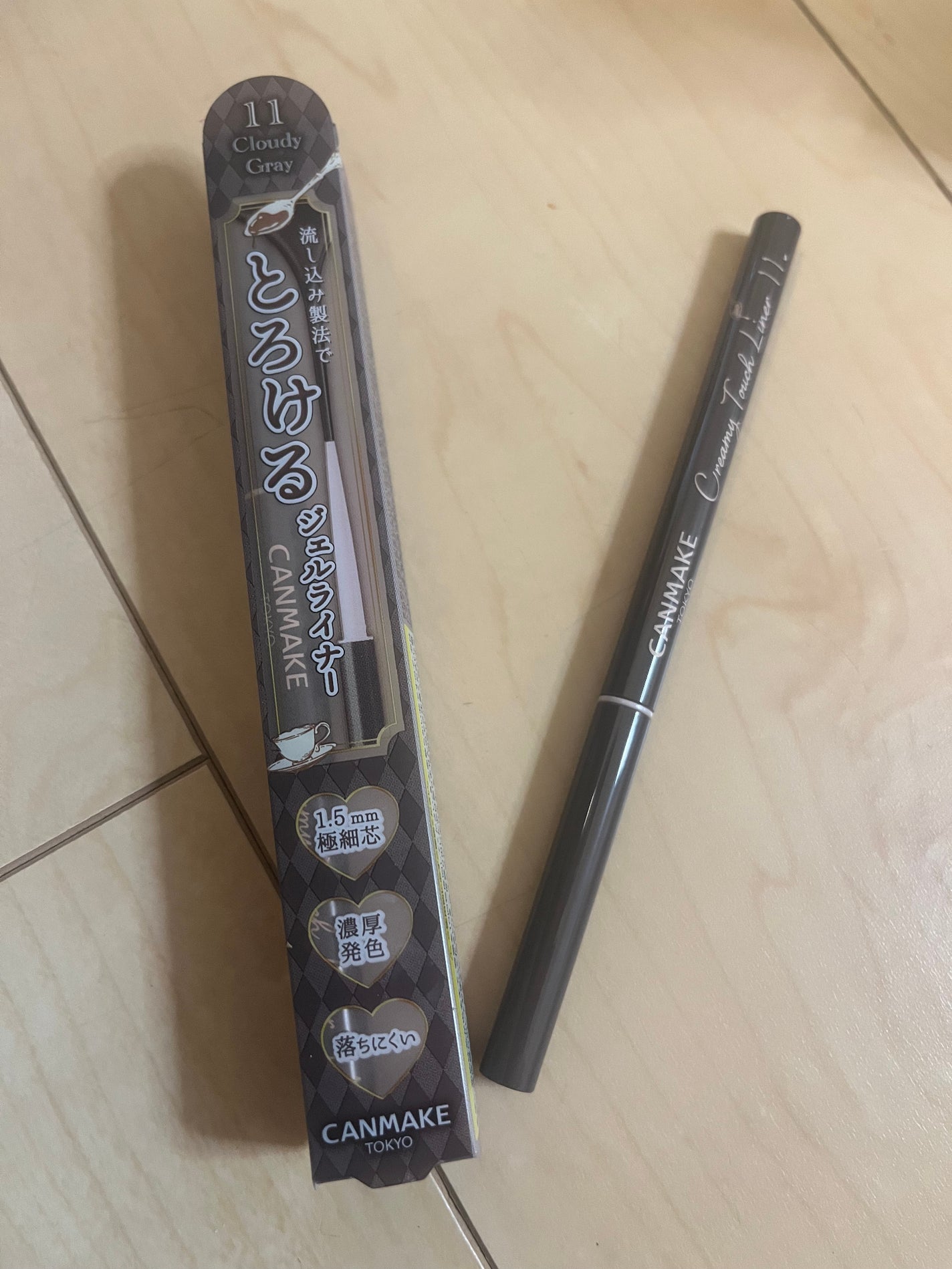 クリーミータッチライナー/キャンメイク/ジェルアイライナーを使ったクチコミ(1枚目)