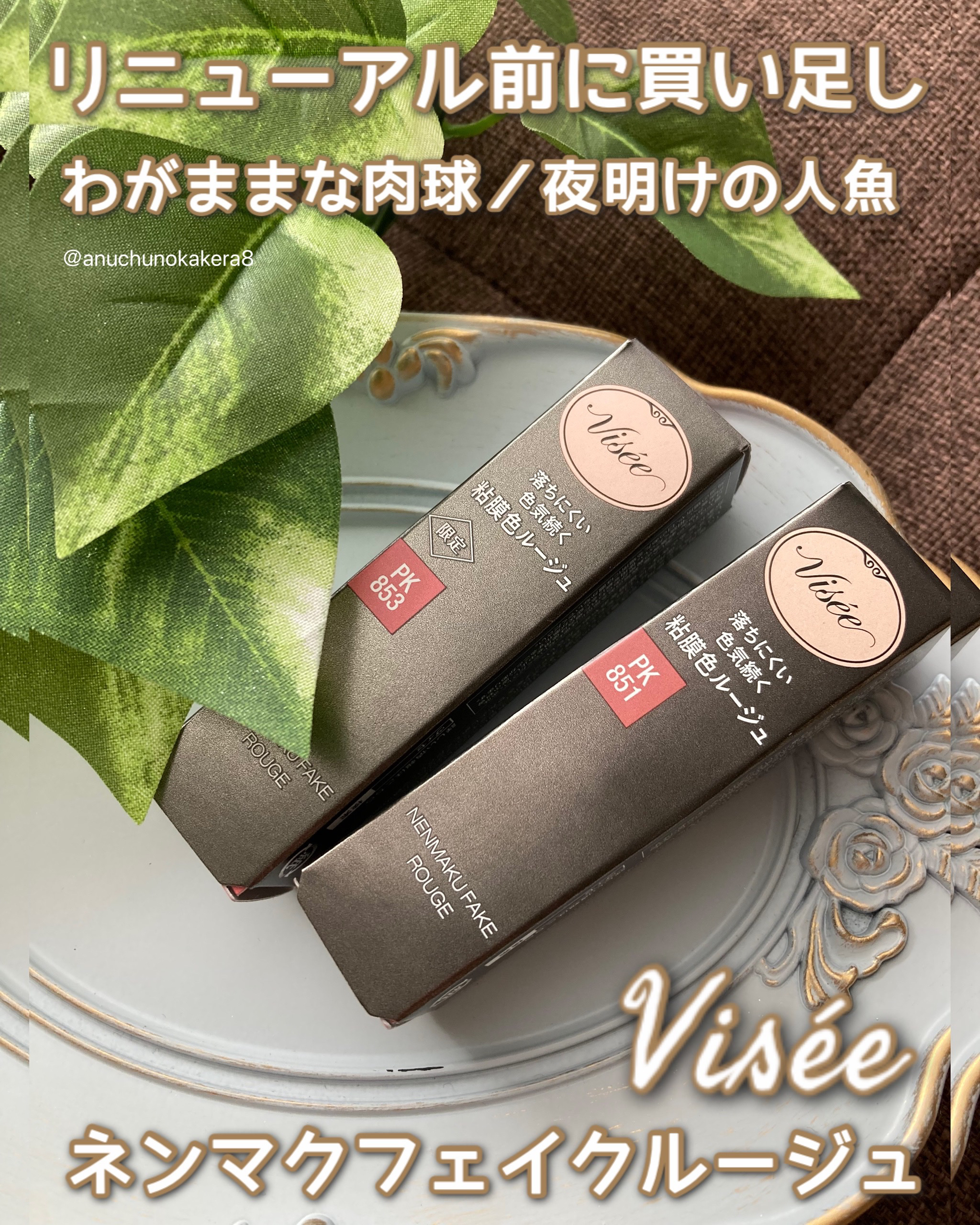 ネンマクフェイク ルージュ/Visée/口紅を使ったクチコミ（1枚目）