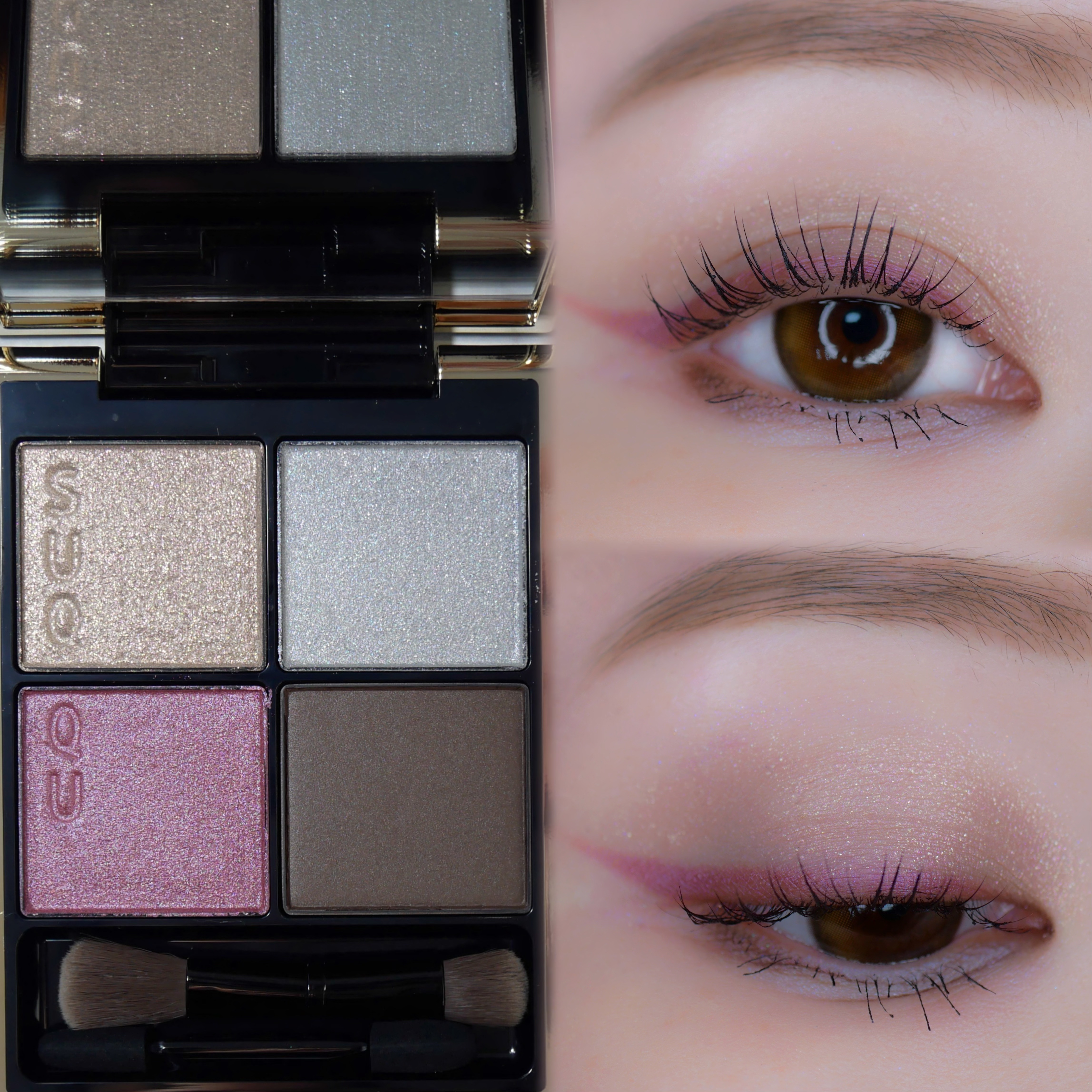 シグニチャー カラー アイズ 11 宵紫 -YOIYUKARI-/SUQQU/アイシャドウパレットを使ったクチコミ（1枚目）