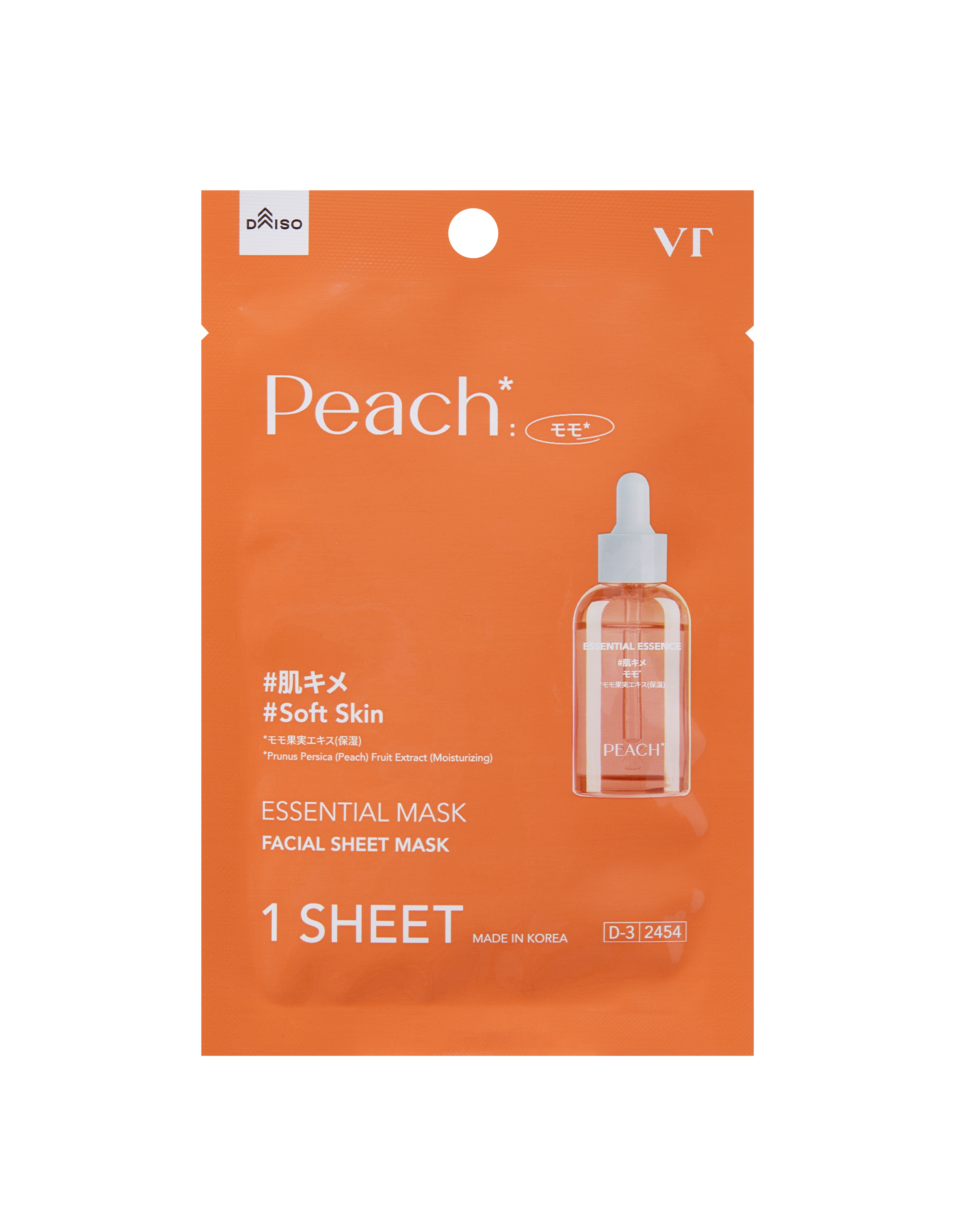 VT エッセンシャルマスク モモ / VT