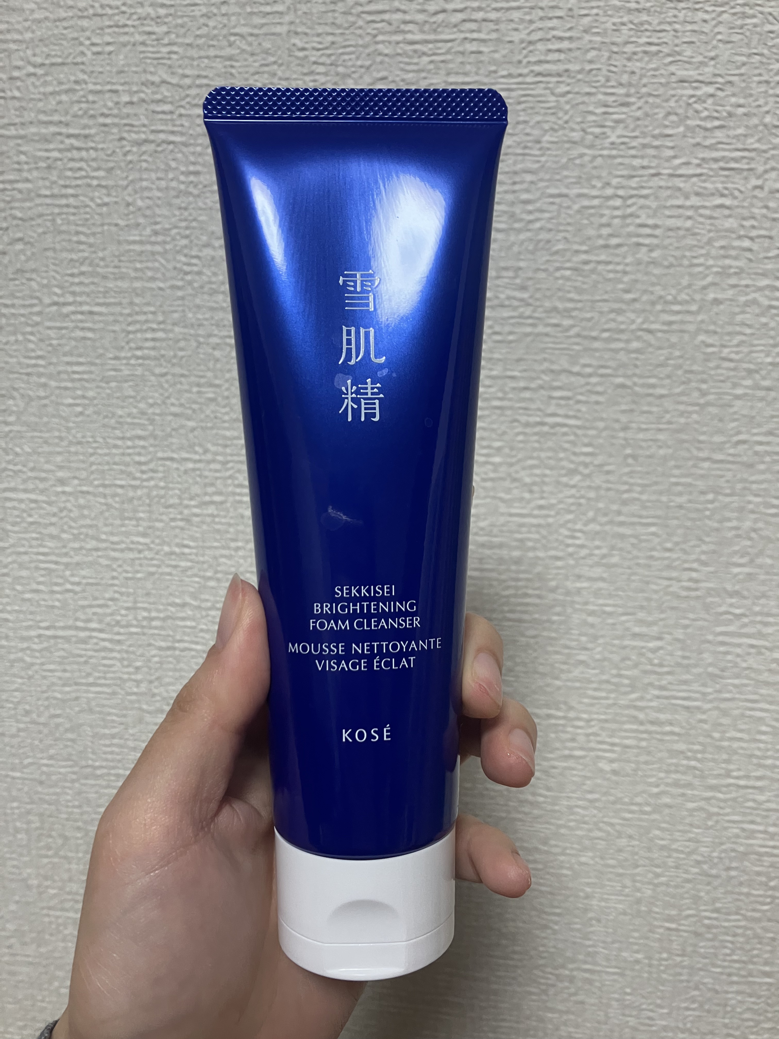 薬用雪肌精 ブライトニング クリーム ウォッシュ[医薬部外品] キット(ブライトニング クリーム ウォッシュ130g+薬用美白化粧水14mL)(限定)/雪肌精/洗顔フォームを使ったクチコミ（1枚目）