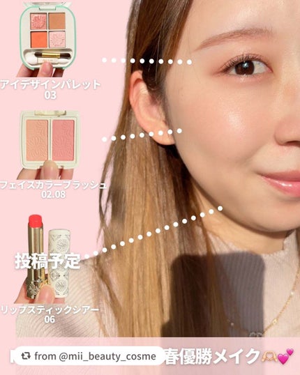 フェイスカラー ブラッシュ/PAUL & JOE BEAUTE/パウダーチークを使ったクチコミ(6枚目)