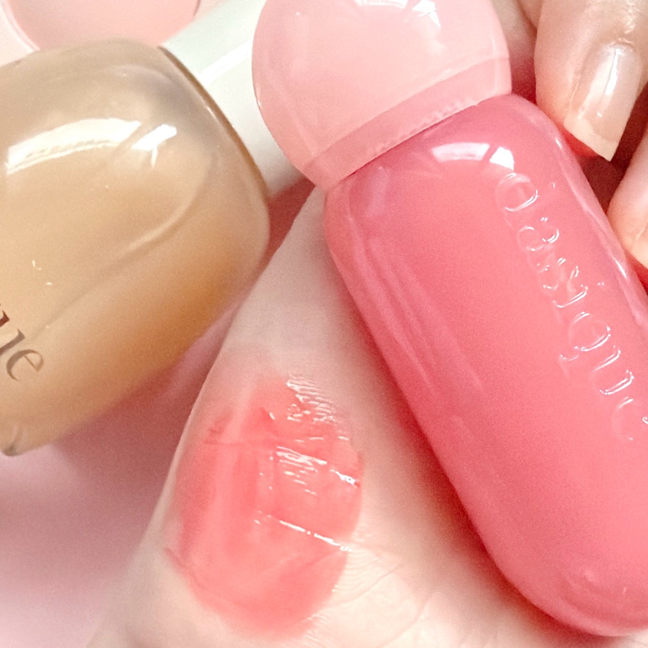 ジューシーデューイグロウティント 03 コーラルシュガー/dasique/リップティントを使ったクチコミ（2枚目）