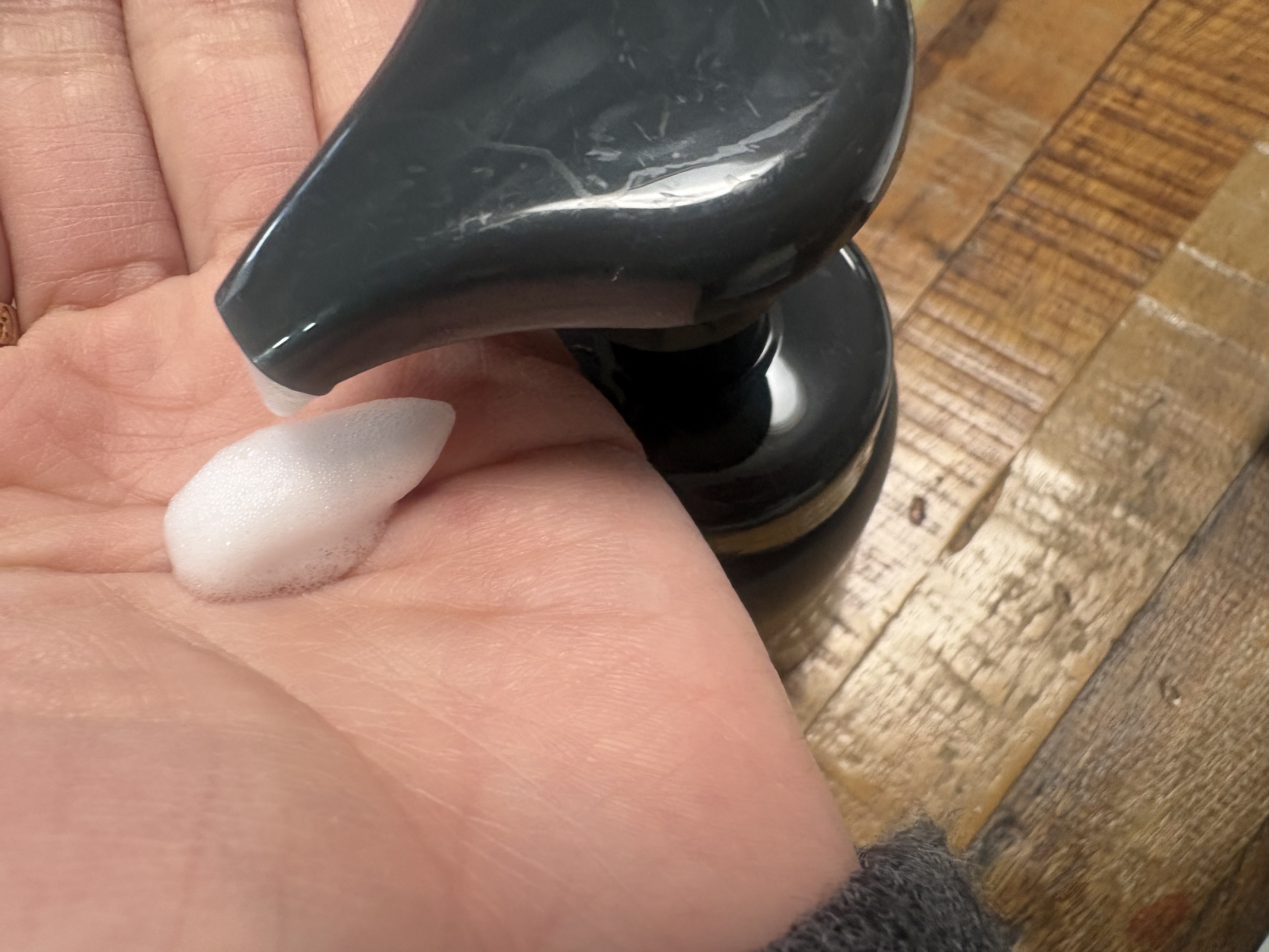 ロゼット洗顔サボン クリアウォッシュ/ロゼット/泡洗顔を使ったクチコミ（2枚目）