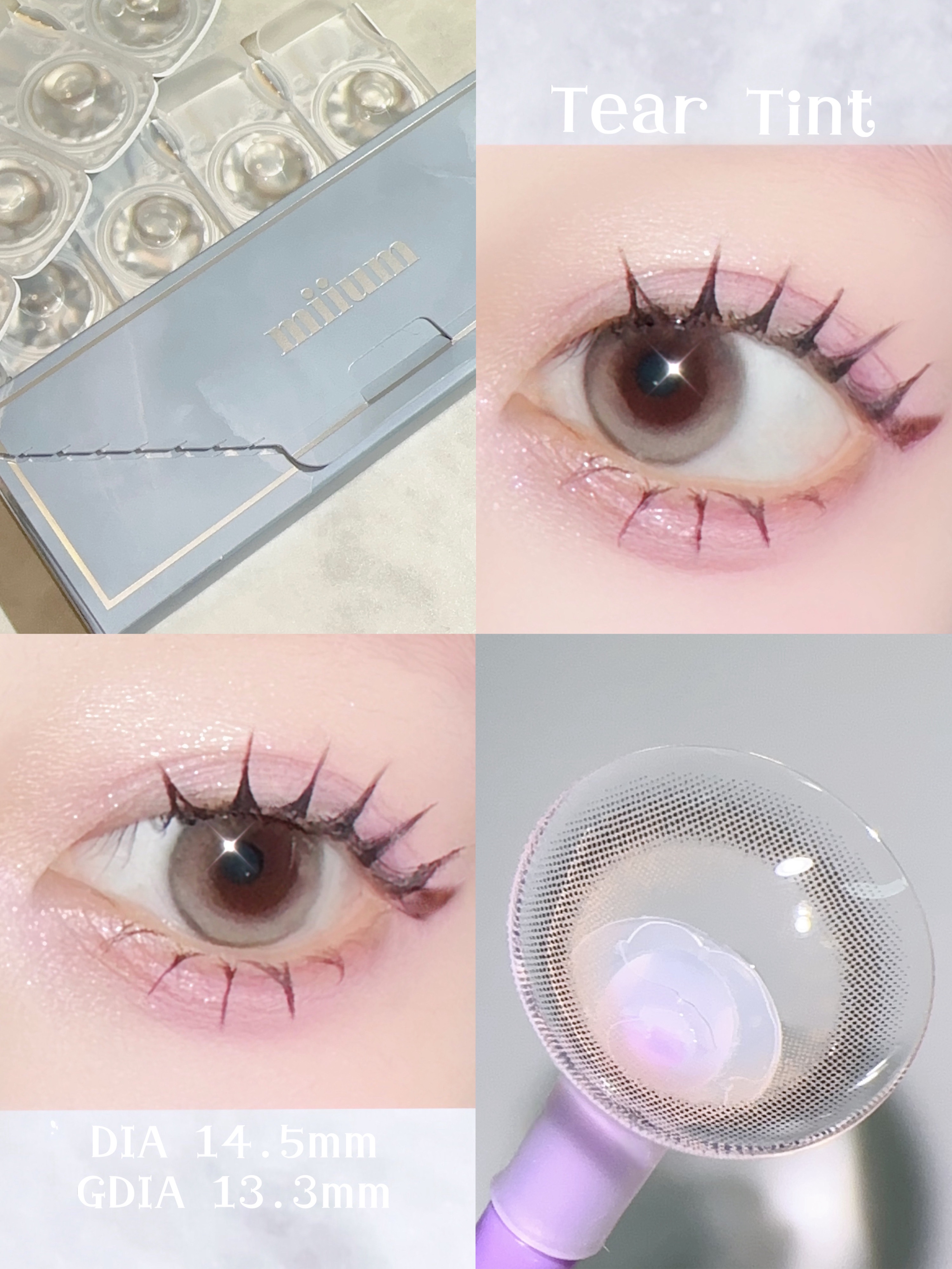 miium 1day/miium/ワンデー（１DAY）カラコンを使ったクチコミ（3枚目）