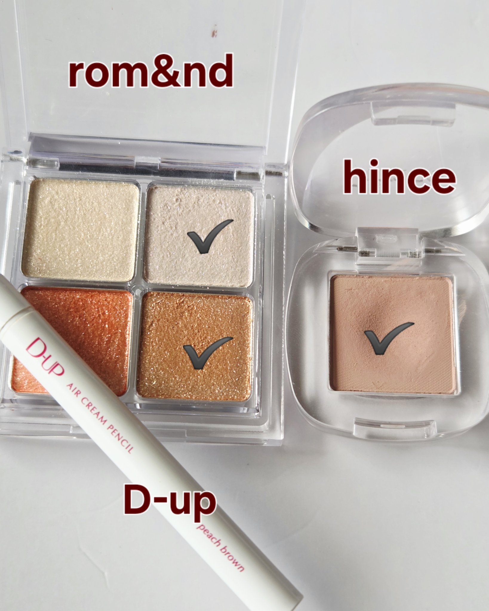 ∕そこまでおでかけアイメイク(*^^*)∕

正月太りで
2.3キロ増えた🐖

来週の初めに
健康診断があるので
今さらだけど
いそいそ歩いて🚶‍♀️
動いています💦💦

～使った色～
　🤸‍♂️rom&nd
  　ベターザンアイ