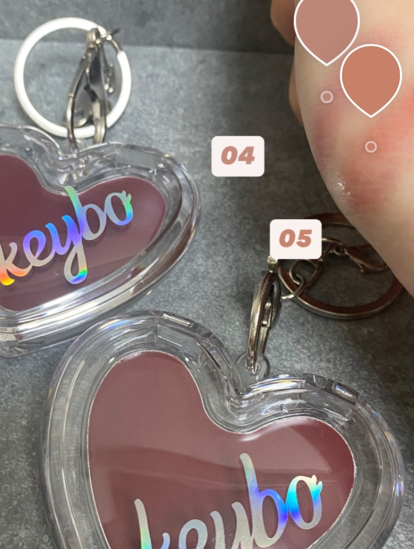 ハートキーリング リップ＆チーク/keybo/口紅を使ったクチコミ（2枚目）