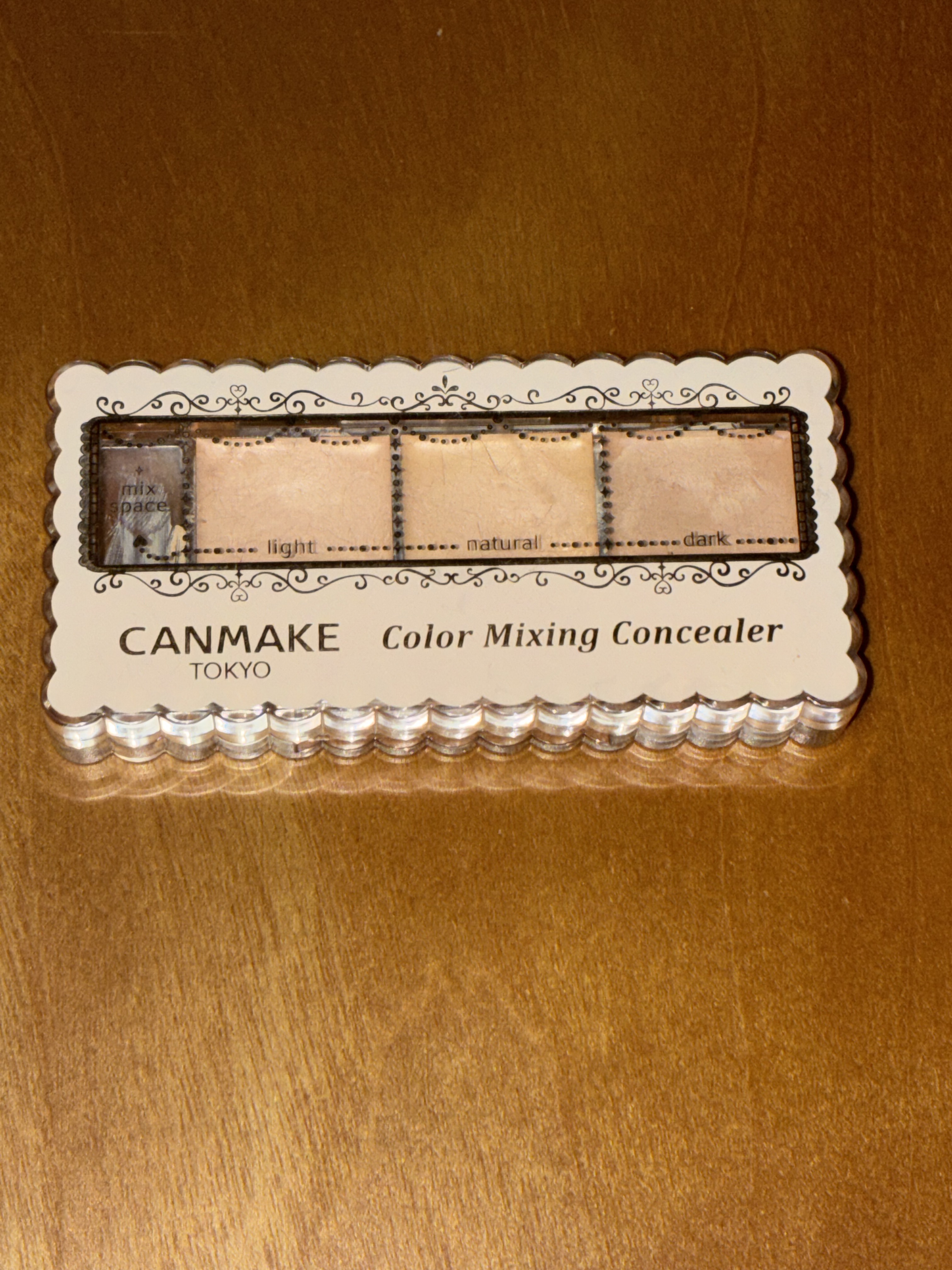 カラーミキシングコンシーラー/キャンメイク/パレットコンシーラーを使ったクチコミ（1枚目）