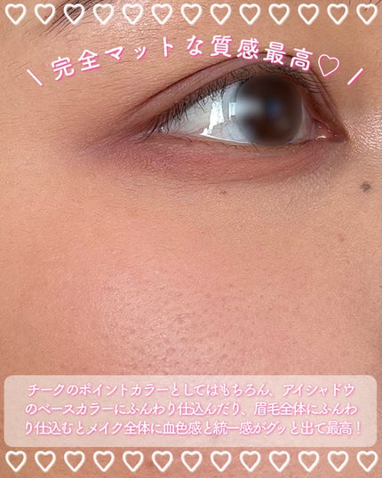 &. Wチャーム パウダーチーク/DAISO/パウダーチークを使ったクチコミ(5枚目)