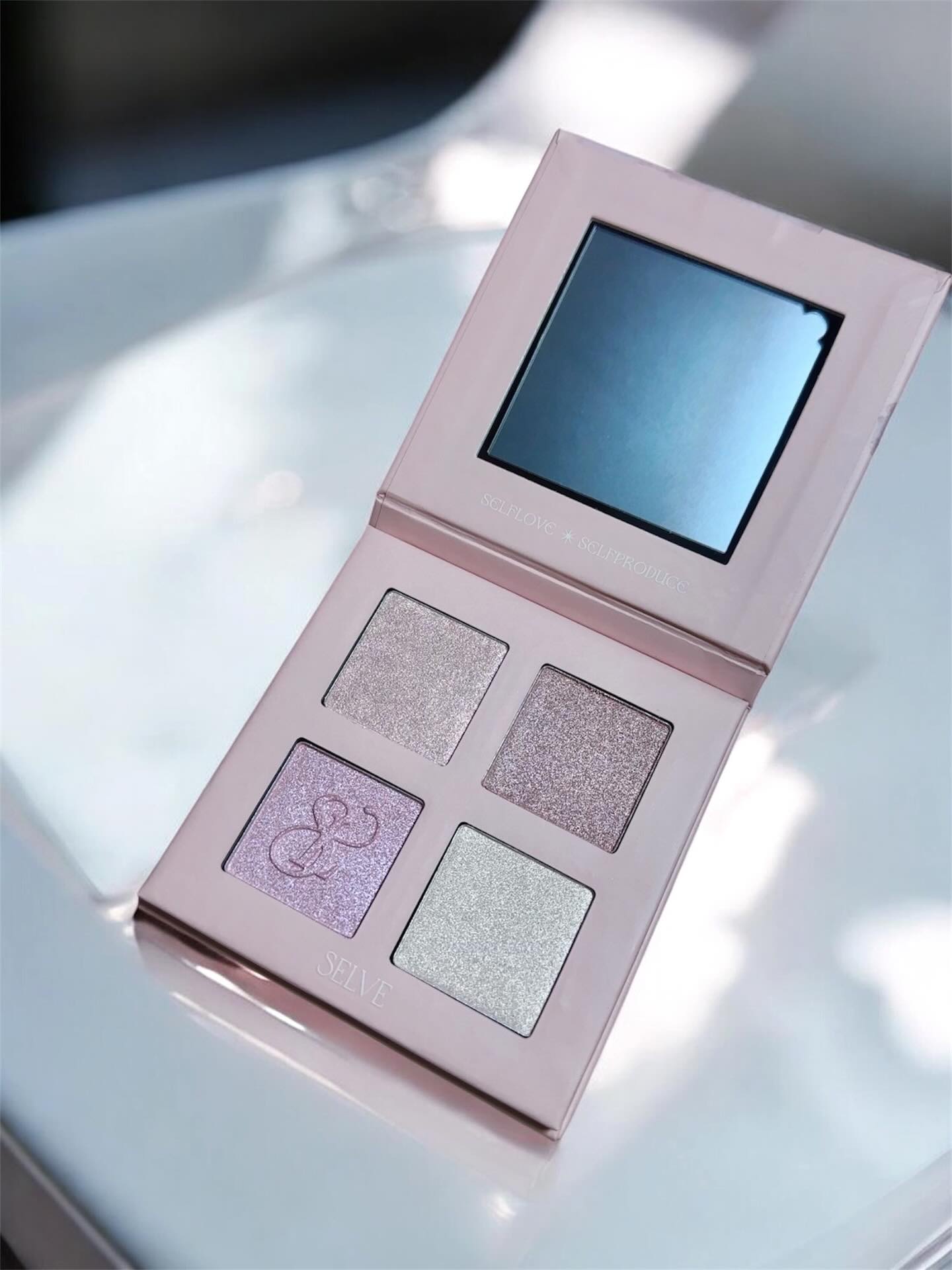 プリズムショットマルチハイライトパレット 01 ブロッサムピーチ/SELVE/パウダーハイライトを使ったクチコミ（3枚目）