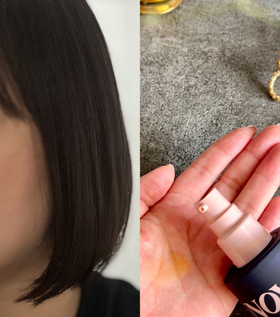 アノブ シルクオイルエッセンス/UNOVE/ヘアオイルを使ったクチコミ（3枚目）