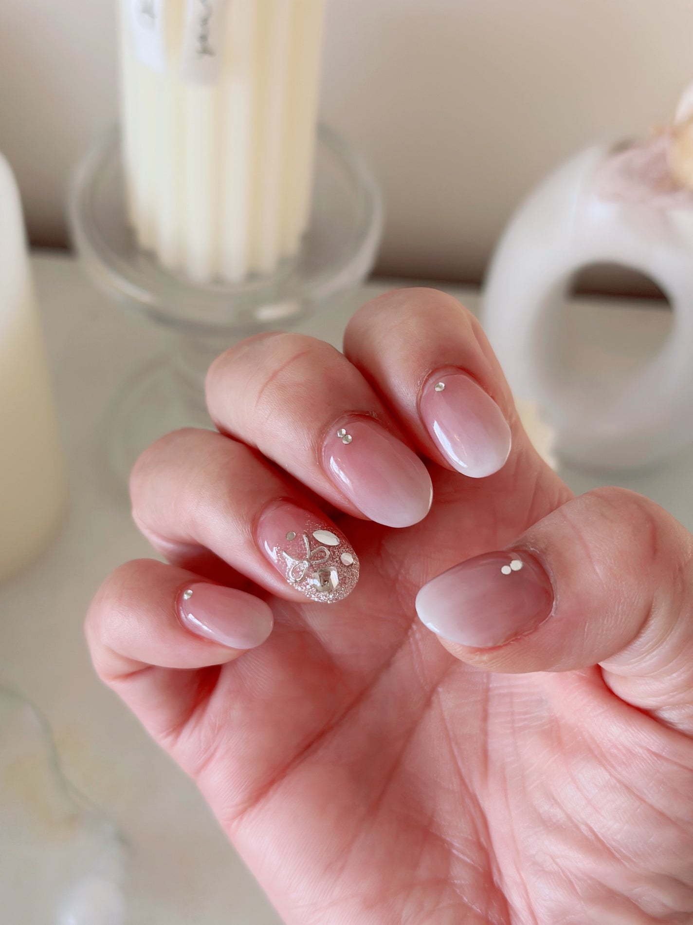 snowmi♡フォロバ on LIPS 「newnails💅MRI検査が控えてるのでマグネットネイルは出..」(2枚目)