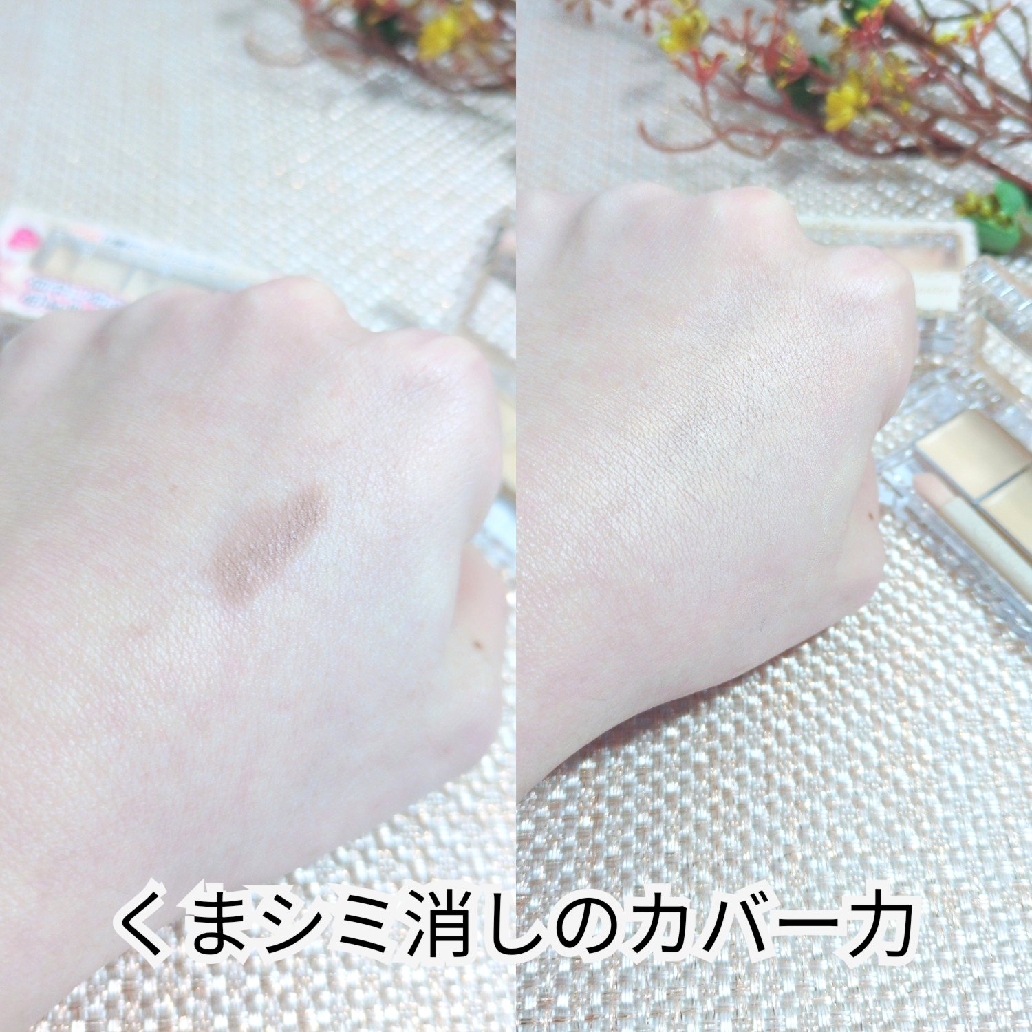 カラーミキシングコンシーラー/キャンメイク/パレットコンシーラーを使ったクチコミ（2枚目）